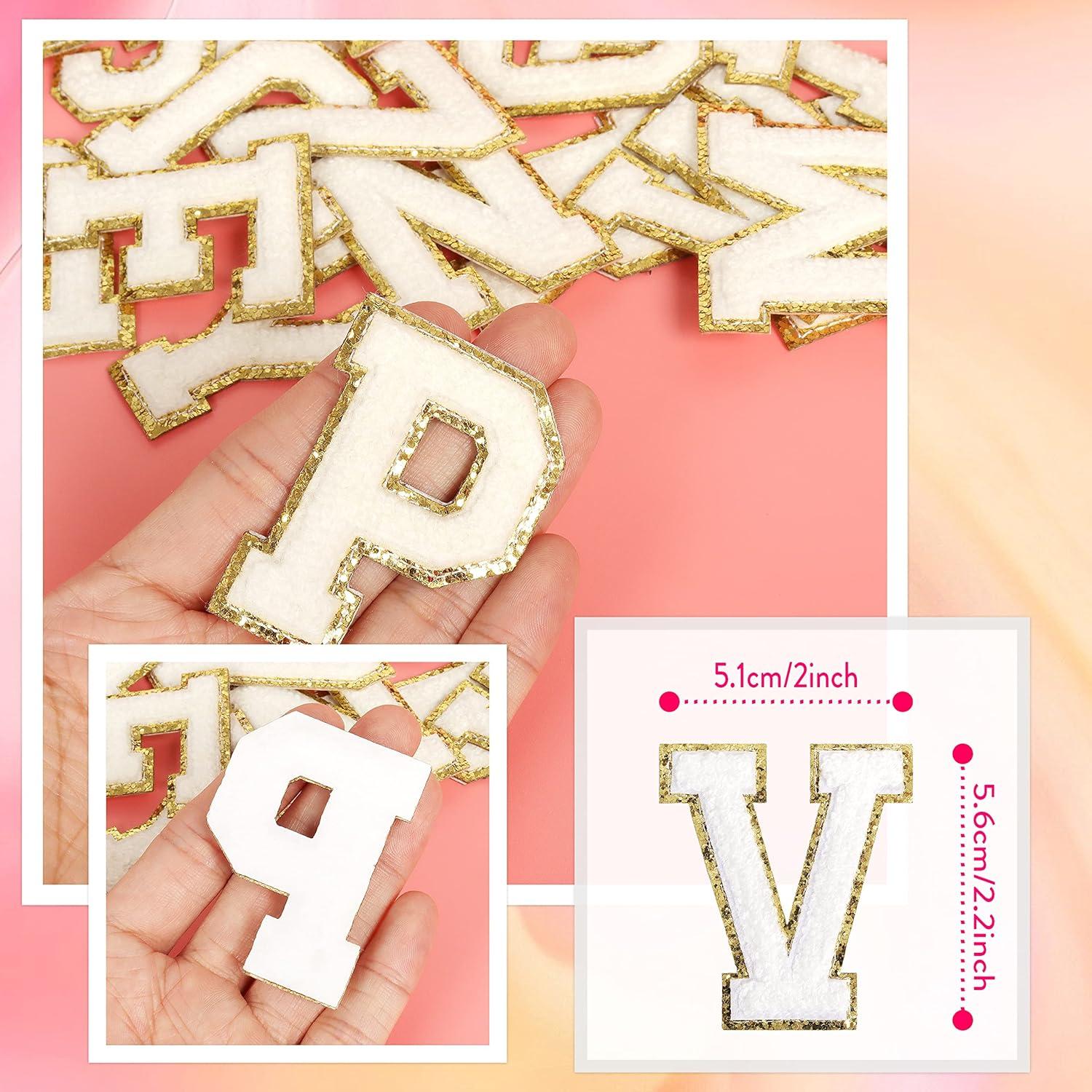 26Pcs Iron On Patches Letters Hand-craft Letter Patches Alphabet Letter  Patches Clothes Decors 