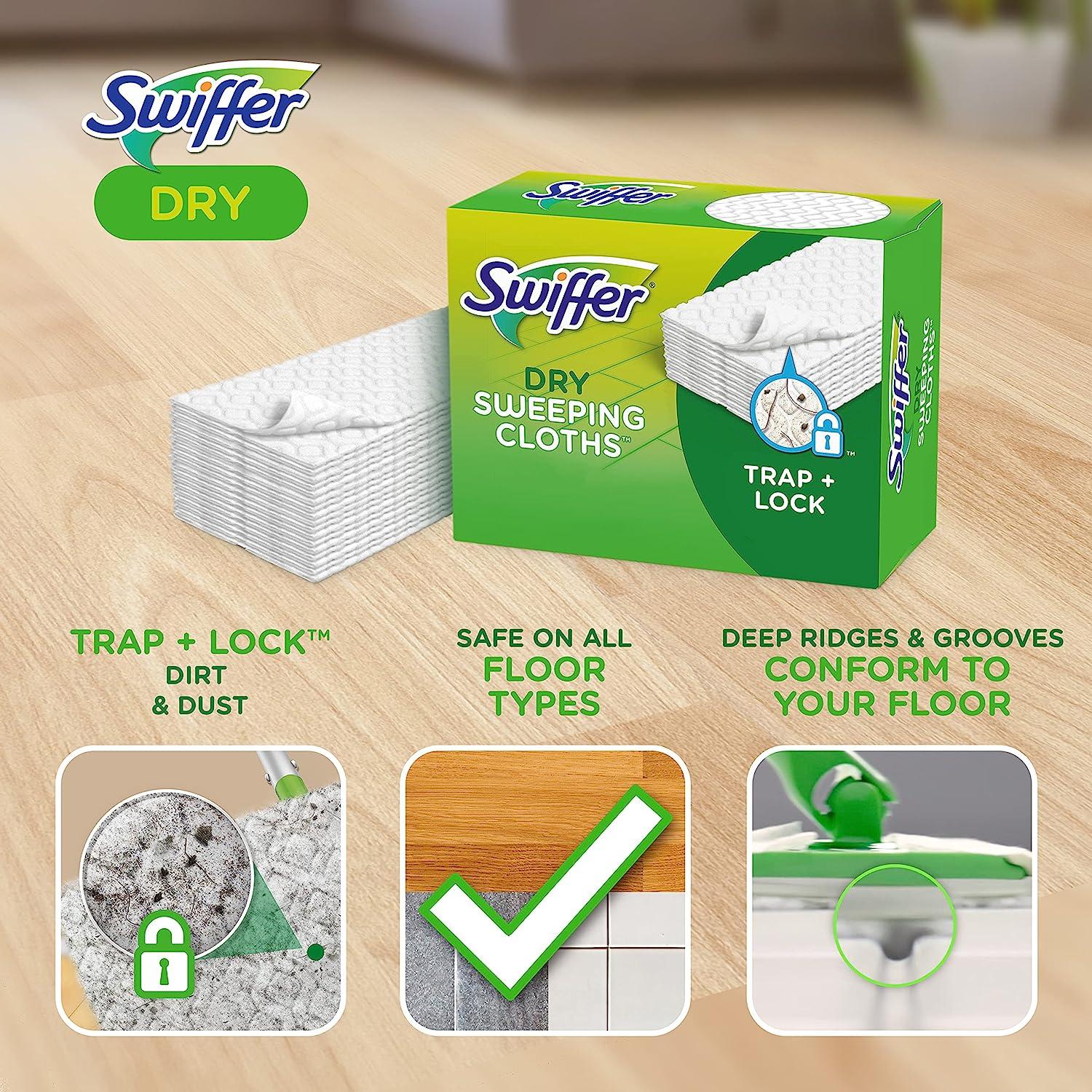 Swiffer Sweeper Wet Mopping Cloth Refills for Floor Mopping and