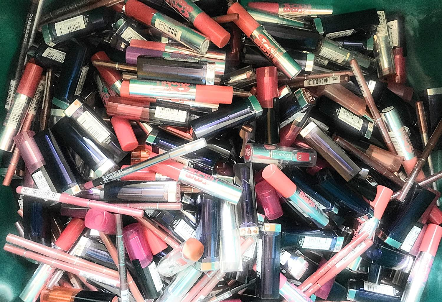 Wholesale Name Brand Makeup Lot - 25 Assorted Pieces, No Duplicates