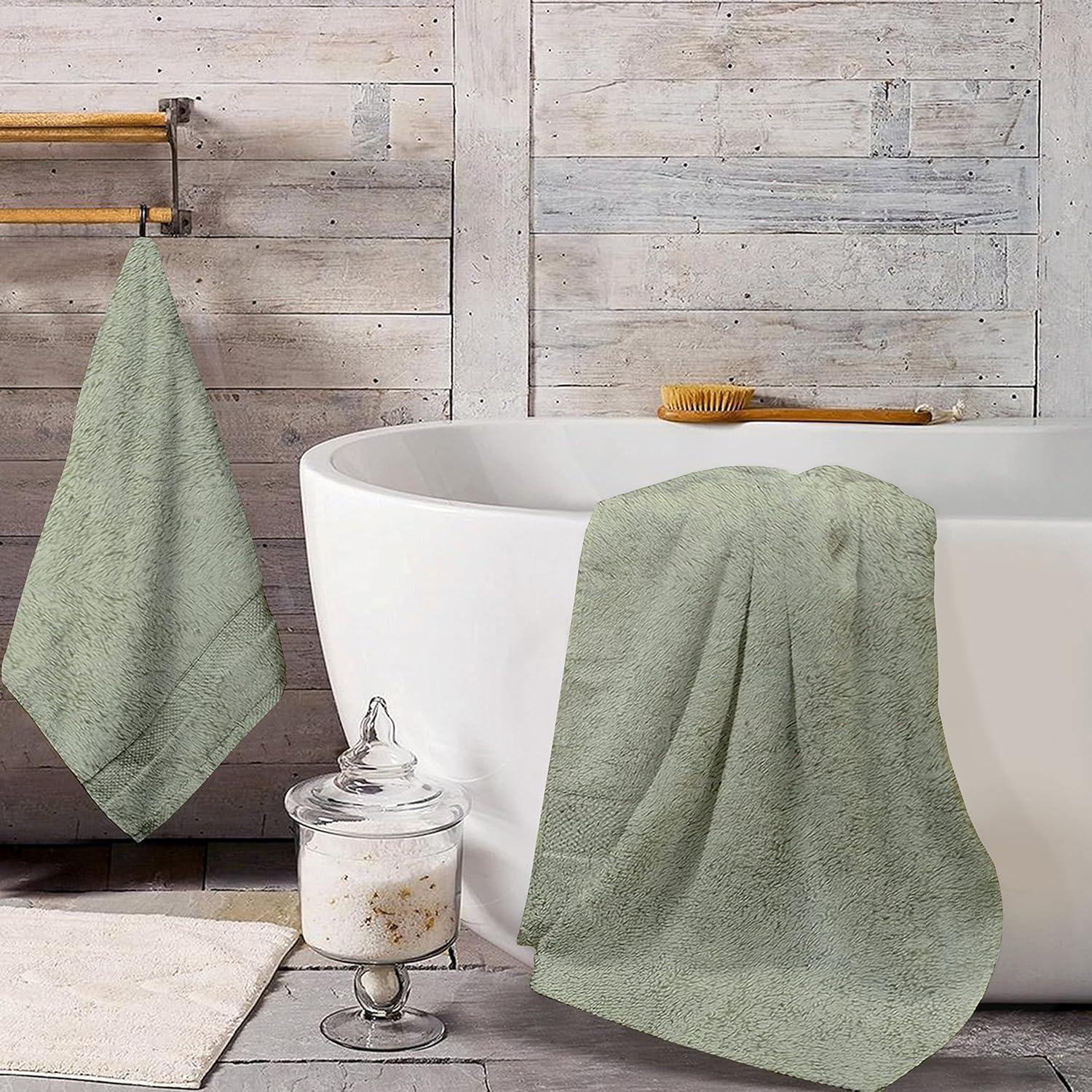 13 x 13 Luxury Spa Beach Safe Collection Standard Bath Towel 2 Pack. 100% Organic Cotton Grown, Plush Feel, Woven Fabric, and High-Performance.