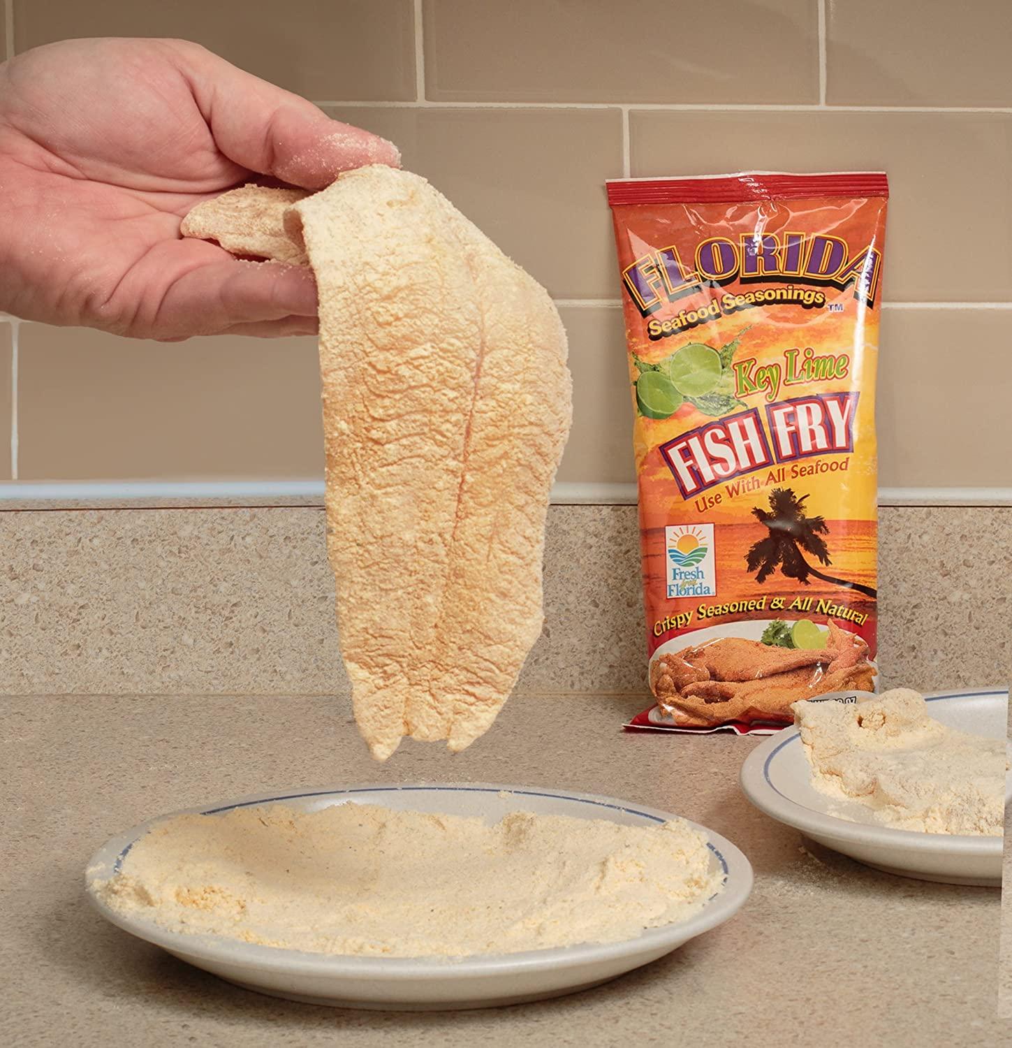 Fish Fry Seasoning by Florida Seafood Seasonings 2 Pack x 10 oz Key