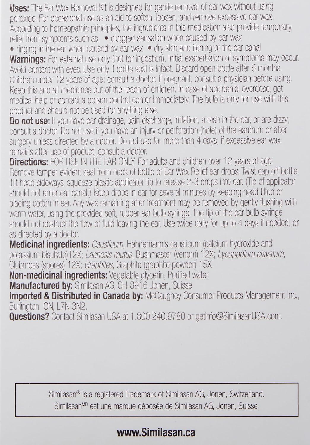 SIMILASAN Ear Wax Removal Kit 10 ML