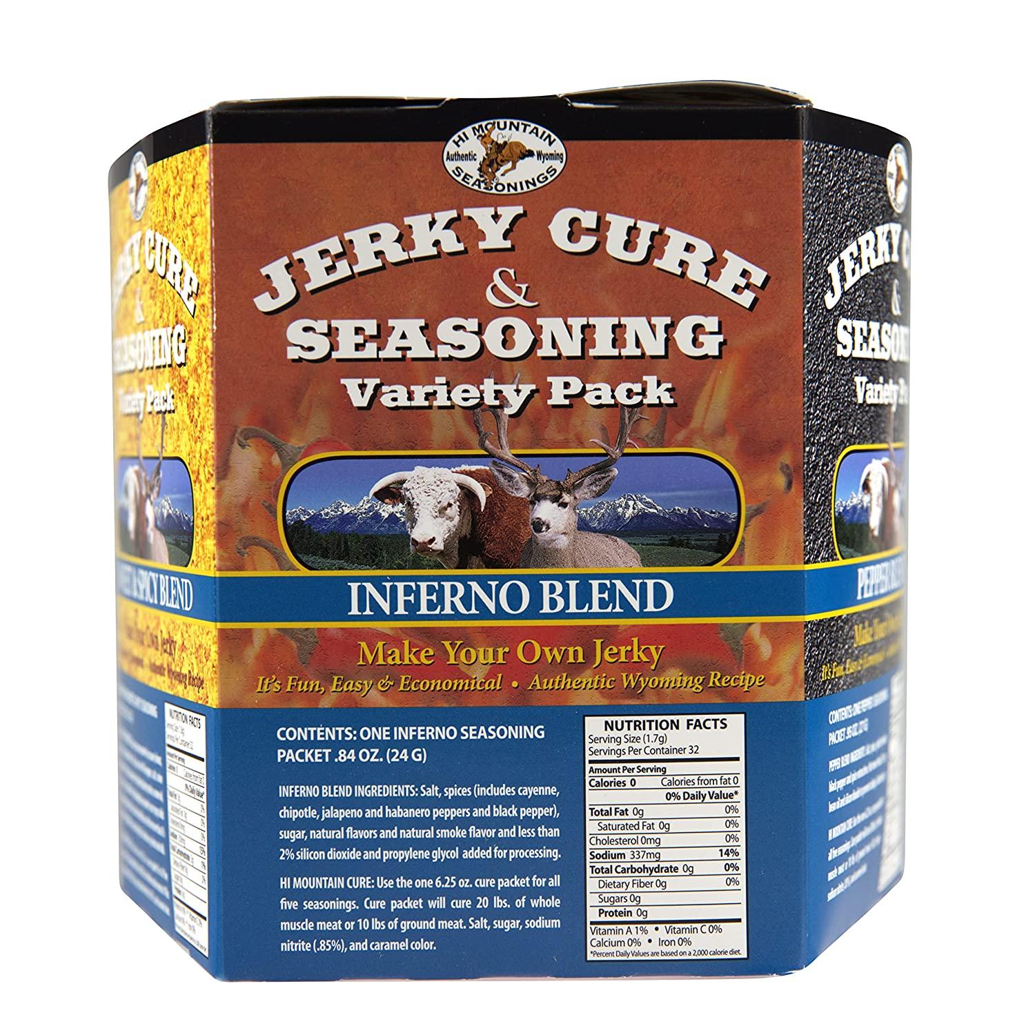 Hi Mountain Jerky Cure & Seasoning Kit Variety Pack 2 Mandarin