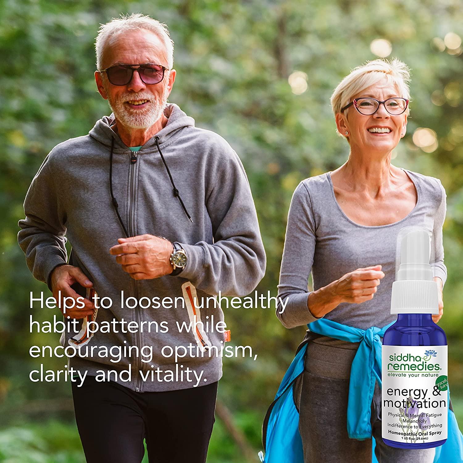 Siddha Remedies Energy & Motivation Spray 100 Natural Homeopathic