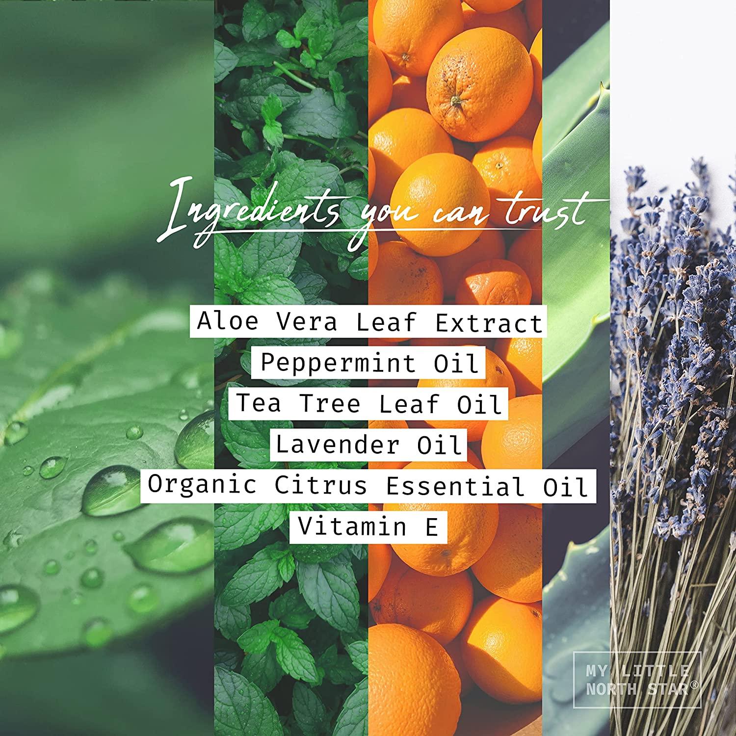 Tea Tree & Peppermint Oil Body Wash Natural USA Made, 16oz For Men and Women, Helps with