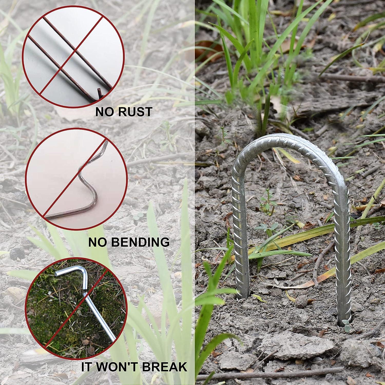 Eurmax USA 12 Heavy Duty Trampoline Stake Safety Ground Anchor 8pcs