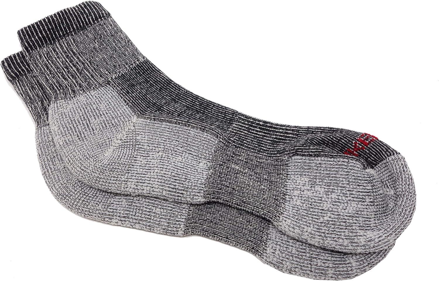 J.B. Field's 74% Merino Wool Hiking Socks for Men & Women for Fall Summer  Trekking & Outdoor 3-Pack Made in Canada Medium Black