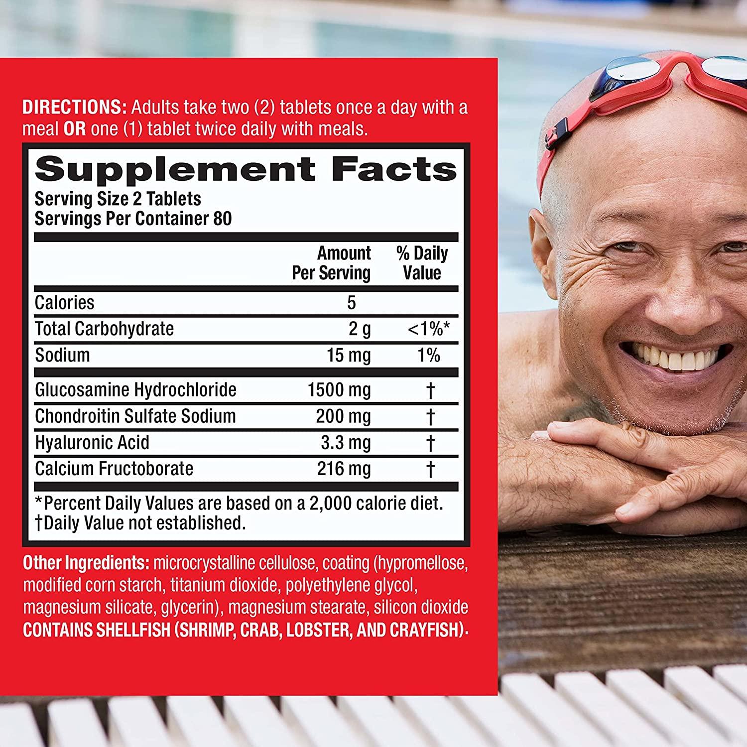 Move Free Advanced Glucosamine Chondroitin + Calcium Fructoborate Joint