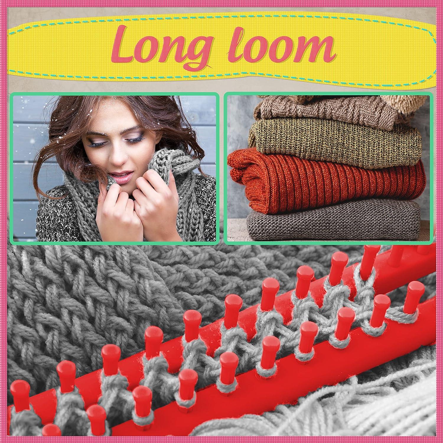 RECTANGLE WEAVING LOOM Knitting Kit Plastic Wool Knitter Men