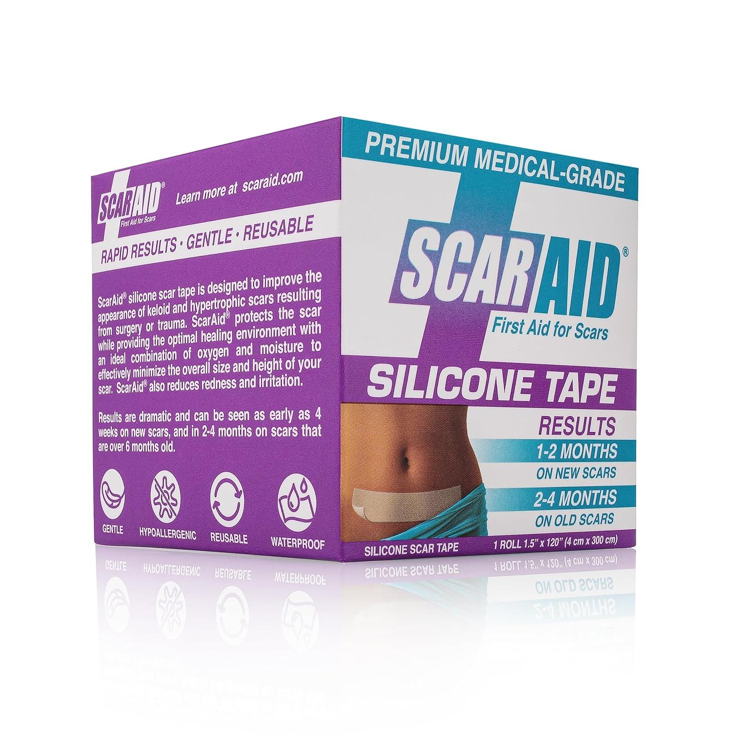 Silicone Scar Tape Tummy Tuck Post Surgery Supplies and Bariatric