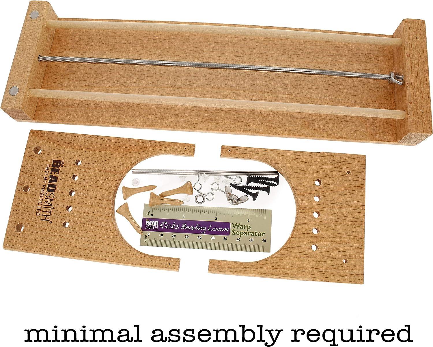 The Beadsmith Rick's Beading Loom, TwoWarp Loom, 13.5 x 3.75 x 4.5