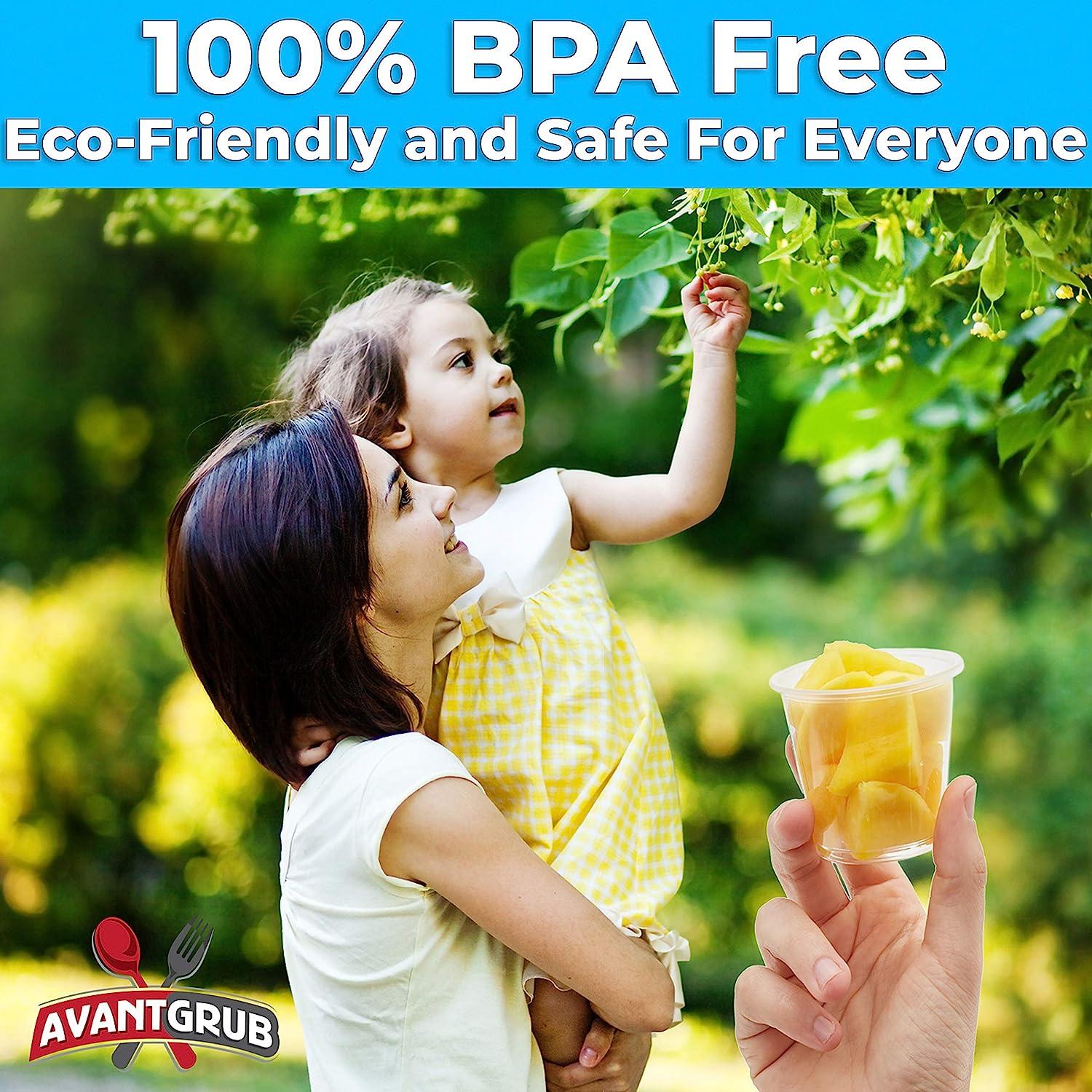 200-Pack 5.5oz Leakproof Souffle Cups With Lids - BPA-Free Portion Containers For Restaurants