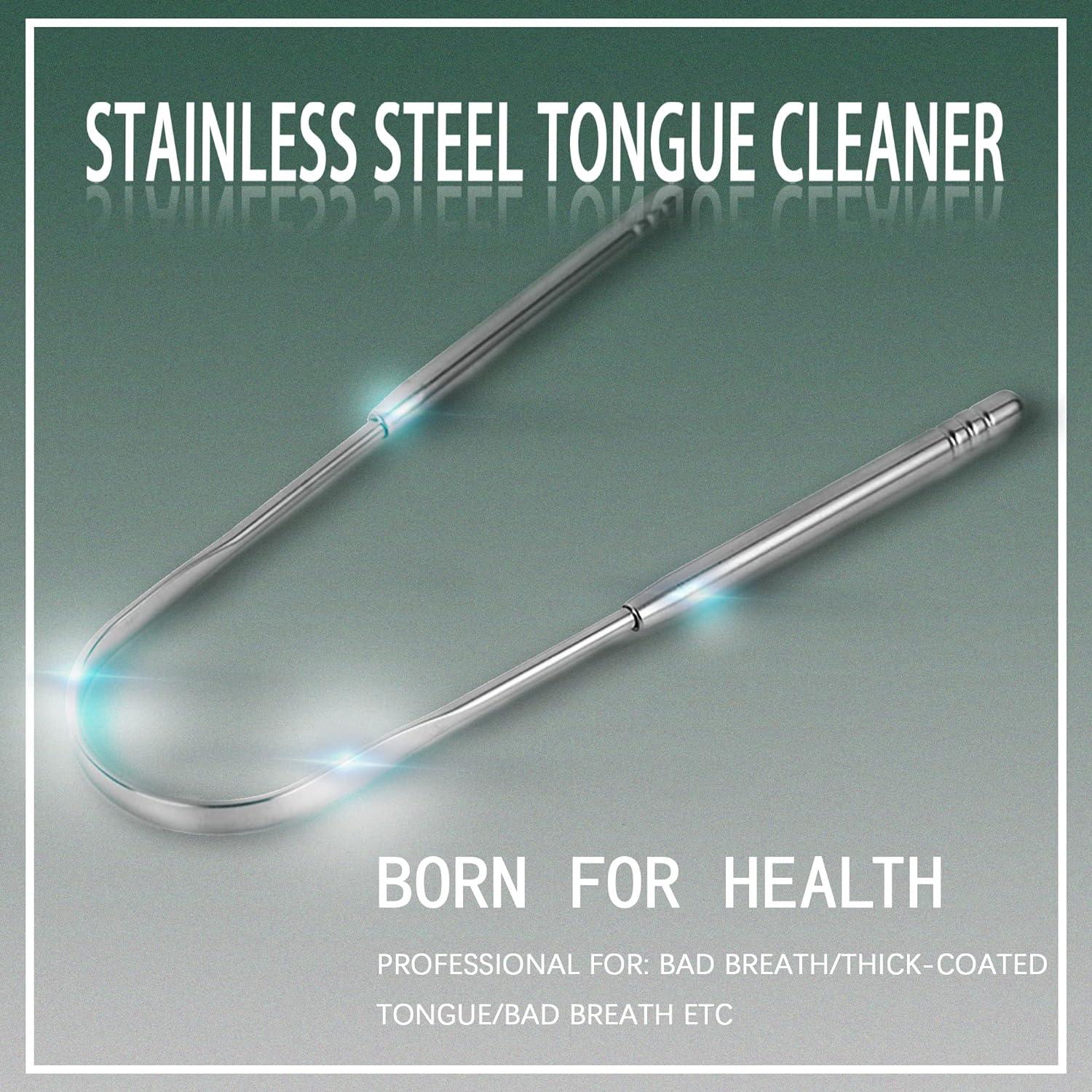 Tongue Scraper, Stainless Steel