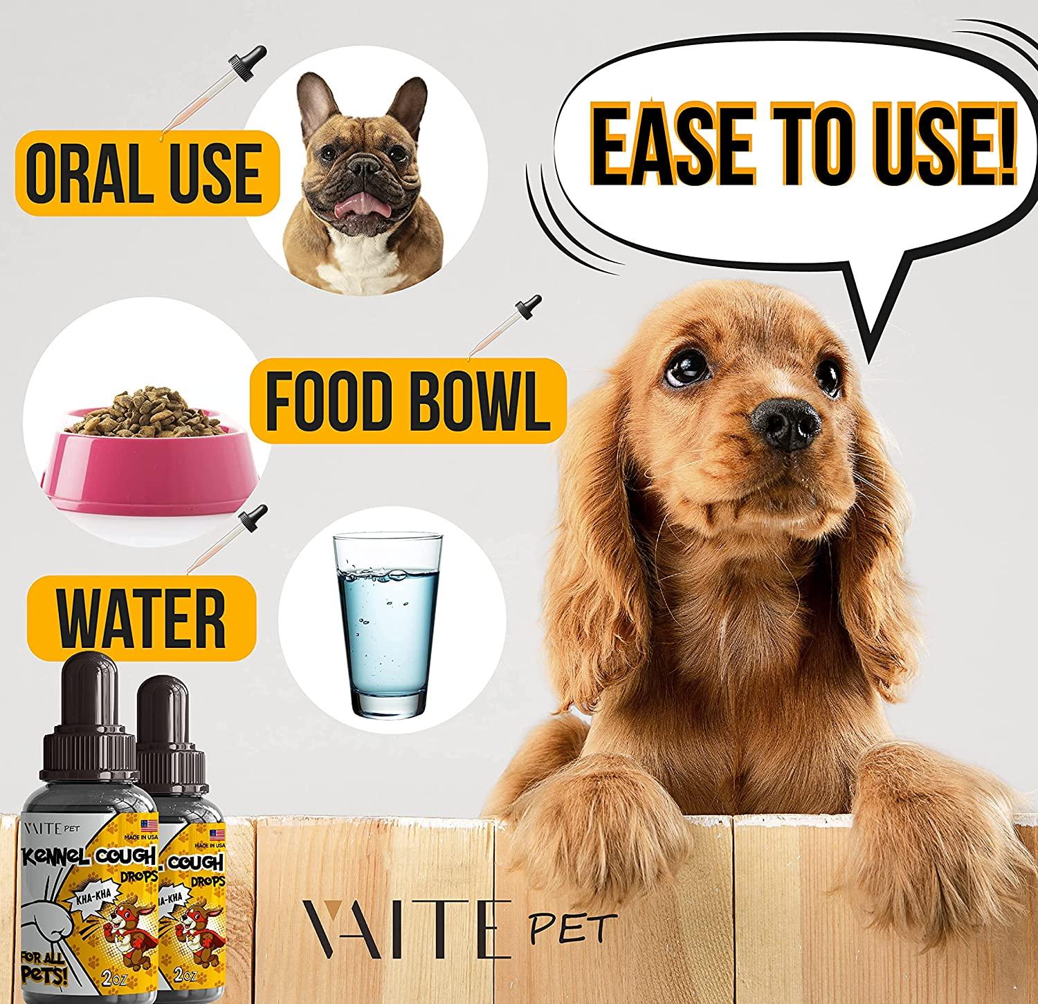 Kennel Cough Drops for Dogs Cats Respiratory Throat