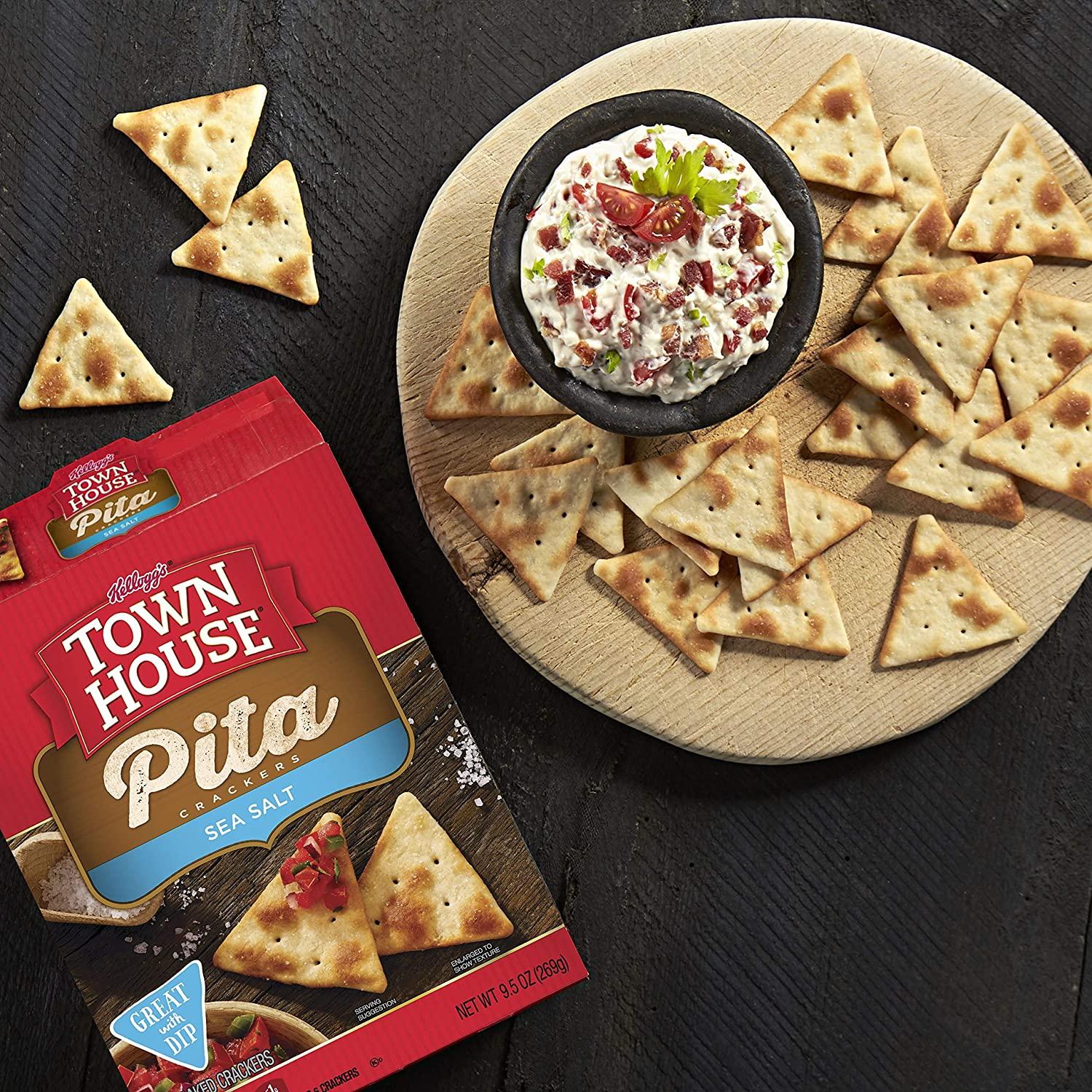 Kellogg's Town House Crackers, Party Snacks, Party Pack, Variety Pack