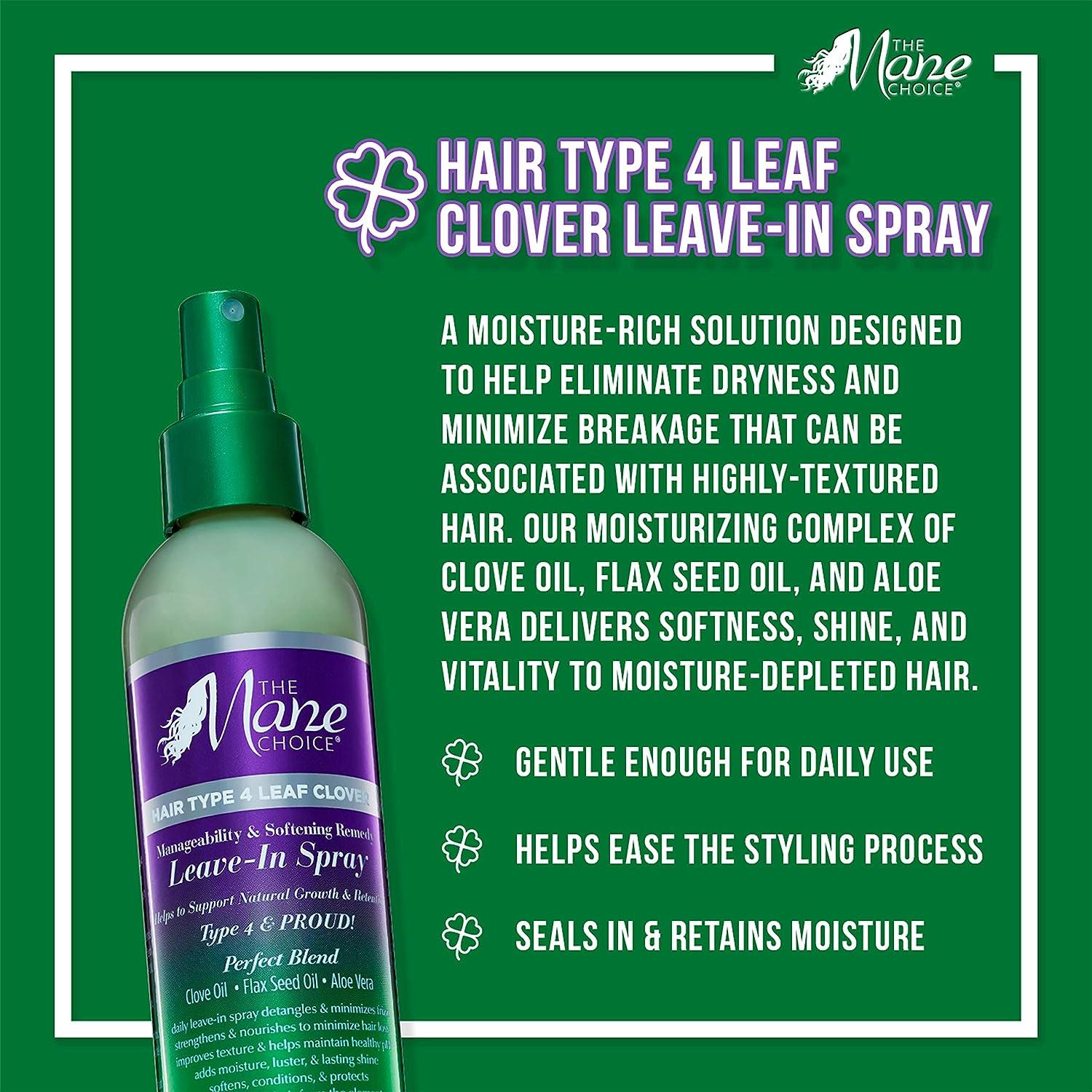 THE MANE CHOICE Hair Type 4 Leaf Clover Leave-In Spray 8 fl. oz