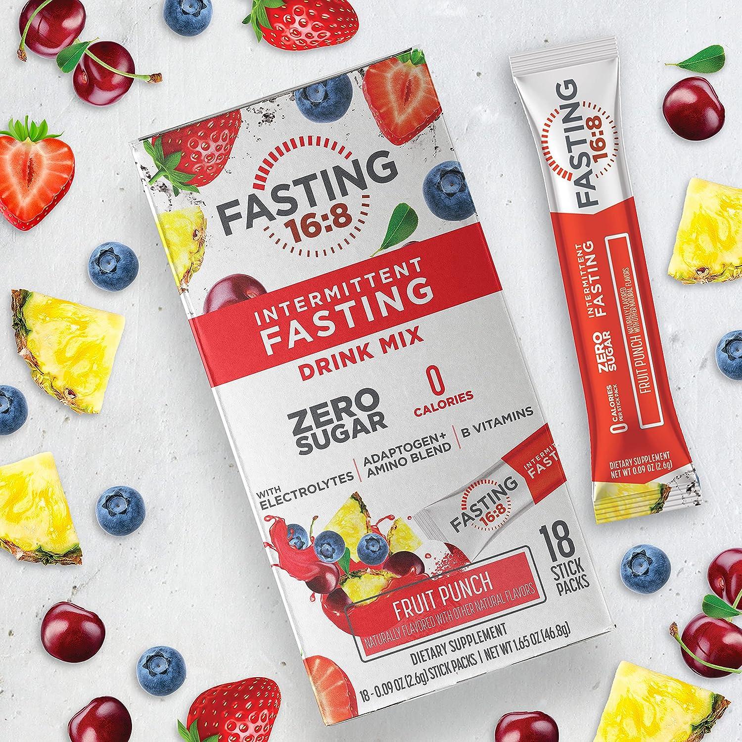 Fasting 16 8 Intermittent Fasting Drink Mix | Fruit Punch Flavor