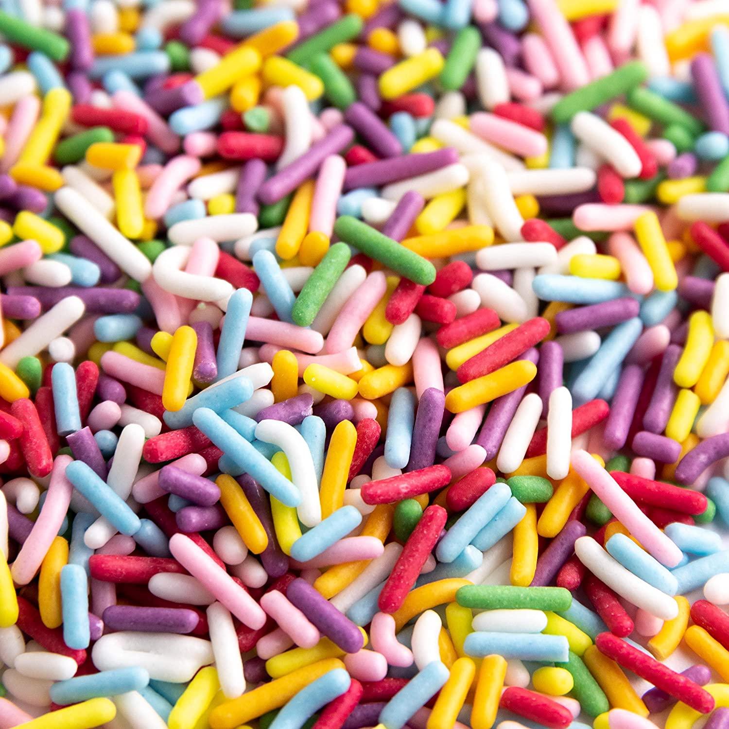 Sweets Indeed Sprinkles Natural Rainbow Sprinkles No Artificial
