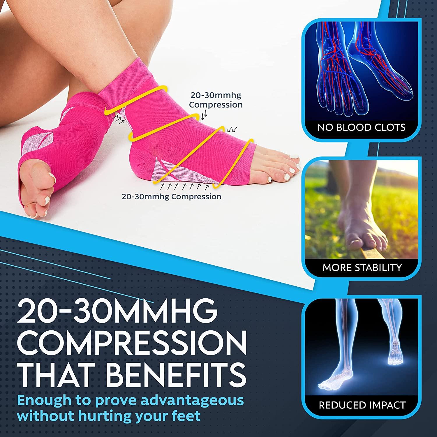 Buy USOXO Orthopedic Neuro Socks for men and women Outdoor Sport Ankle Compression  Socks for Plantar Fasciitis, Arch Support, Foot & Ankle Swelling, Achilles  Tendon, Heel Pain, Injury Recovery, Diabetic Non Toxic