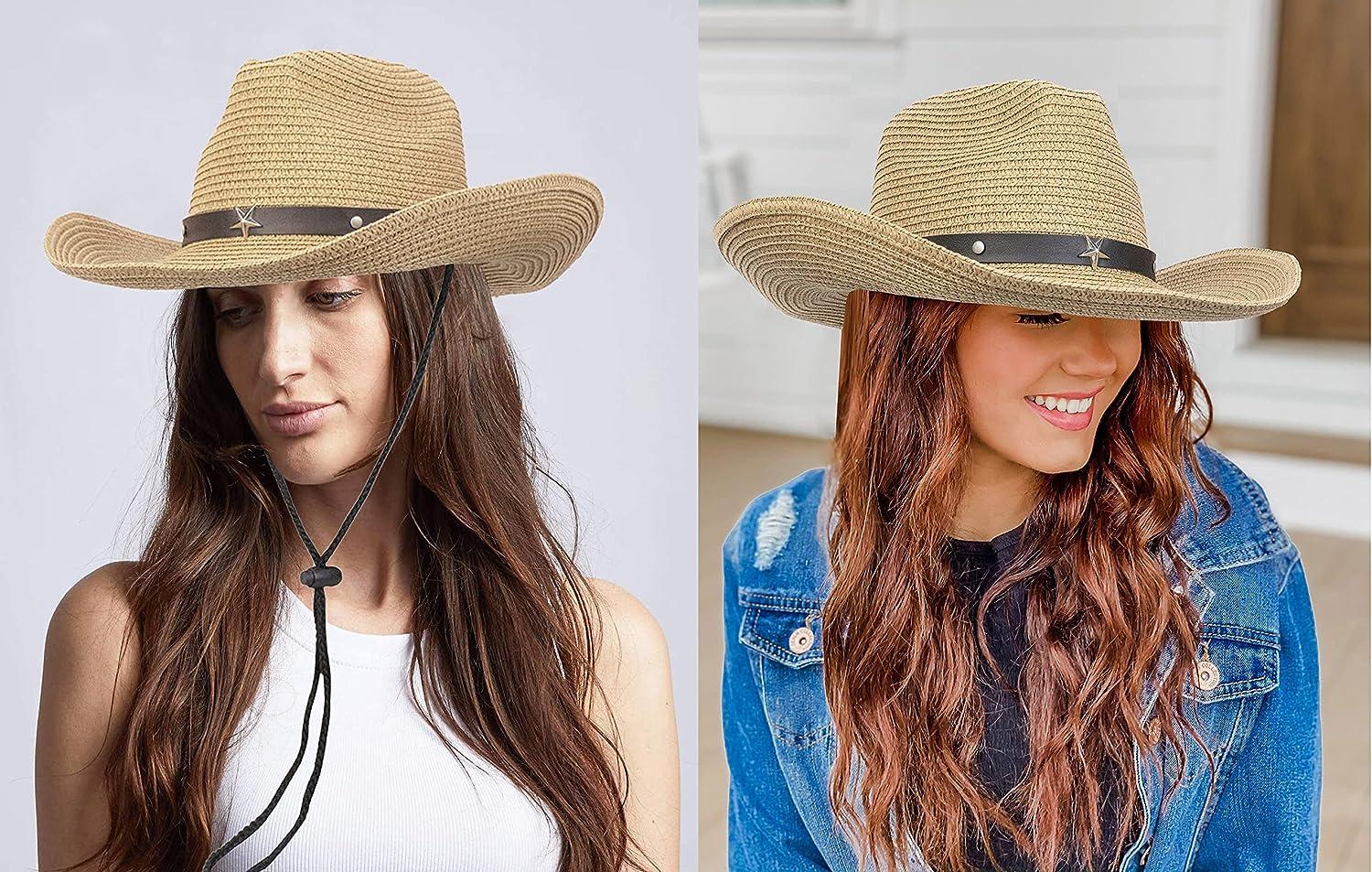 Womens straw hat deals with string
