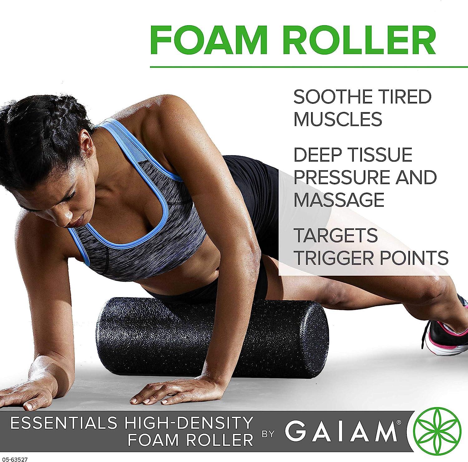 Essentials High-Density Foam Roller (36) - Gaiam