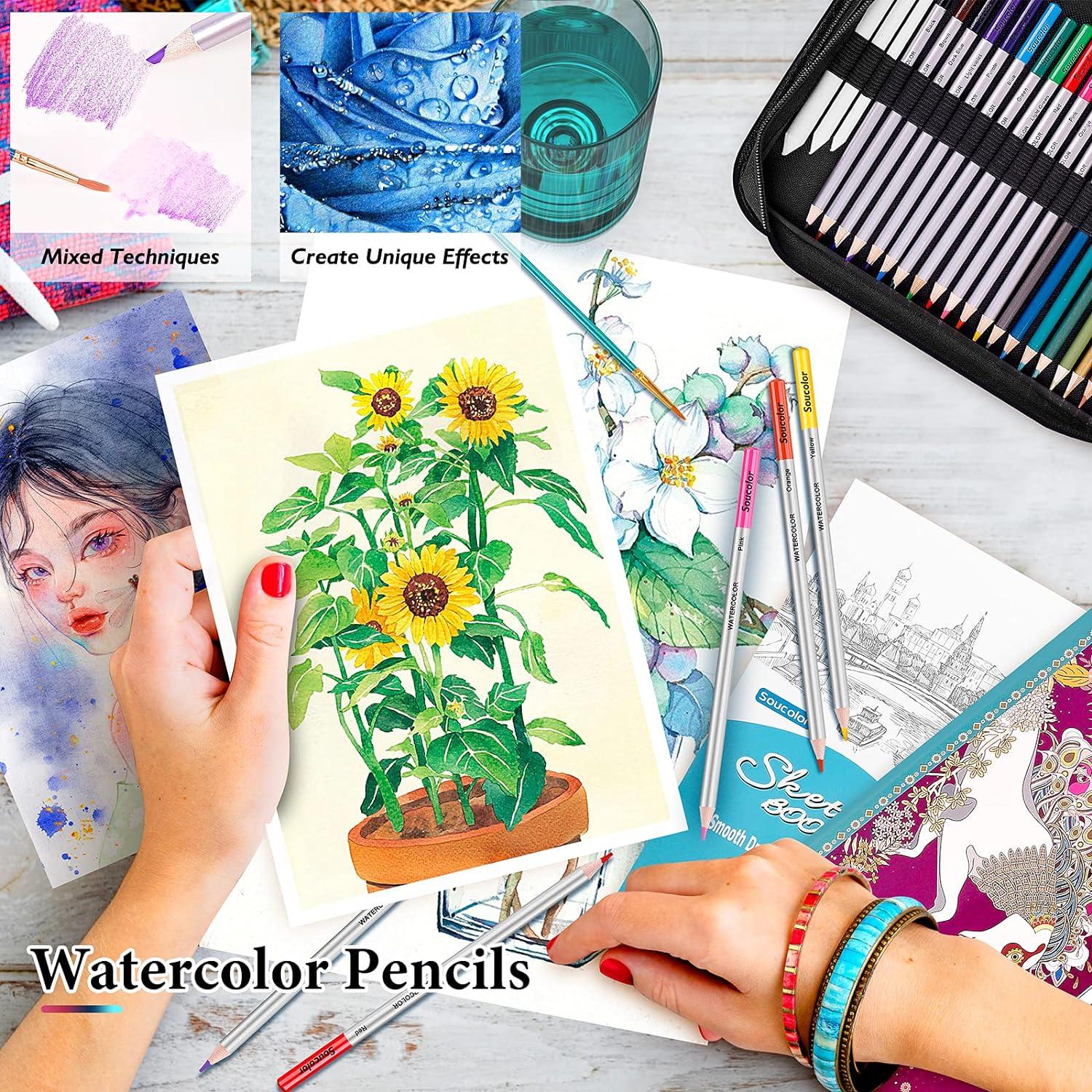 Soucolor 73 Art Supplies for Adults Teens Kids Beginners Art Kit