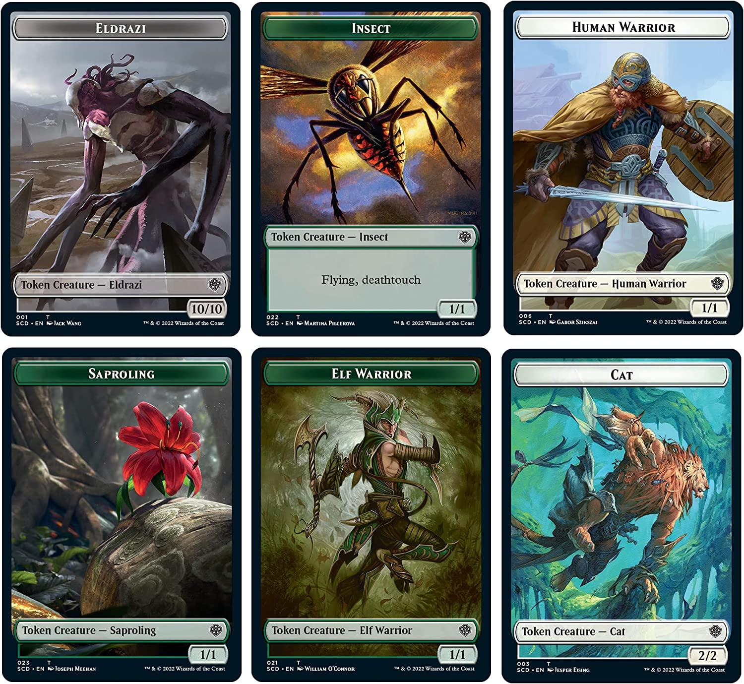 Magic The Gathering Starter Commander Deck - Token Triumph (Green-White) |  Buy Now with Express International Delivery | GoSupps.com