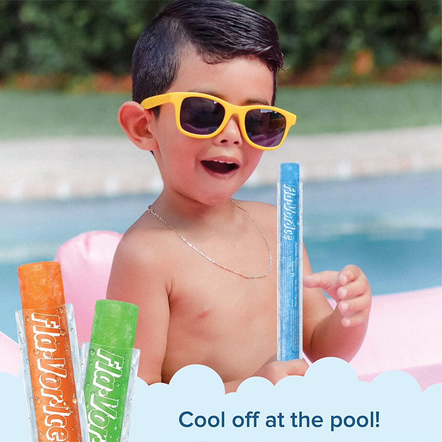 FlaVorIce Popsicle Variety Pack of 1.5 Oz Freezer Bars, Assorted