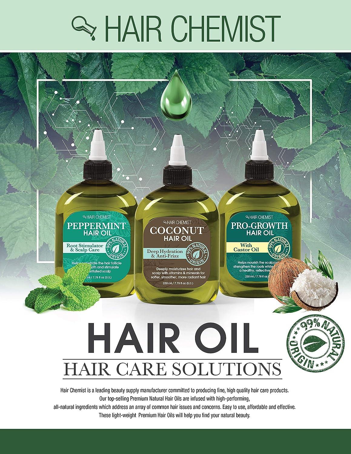 Hair Chemist Strengthen Hair Oil with Castor Oil 2.5 oz