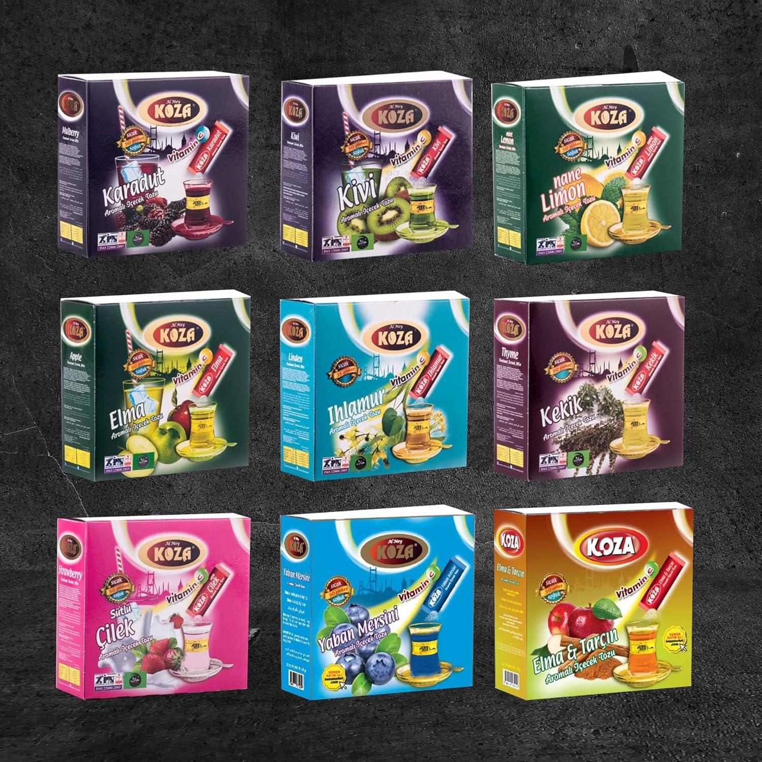 Koza Instant Cocoa Beverage Powder Sticks - 16 Pack | Turkish Drinking ...