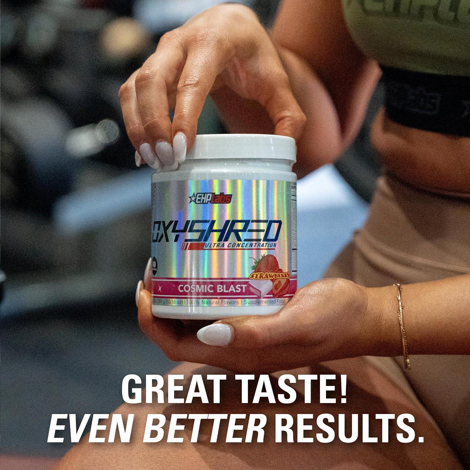 EHPlabs OxyShred Thermogenic Pre Workout Powder & Shredding Supplement -  Clinically Proven Pre Workout Powder with L Glutamine & Acetyl L Carnitine  Energy Boost Drink - Cosmic Blast 60 Servings | Buy