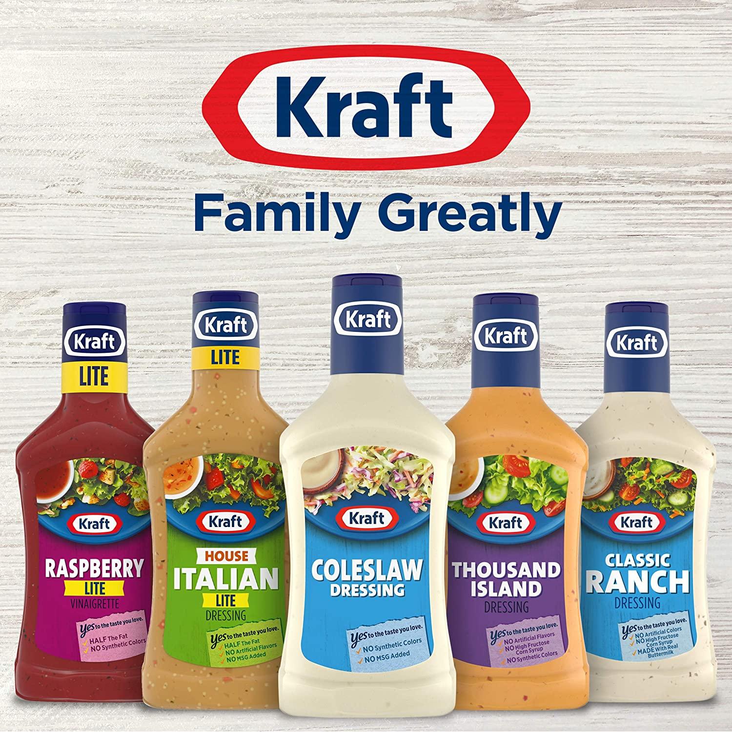 Kraft Coleslaw Salad Dressing 16 fl oz Bottle Tangy and Creamy Dressing