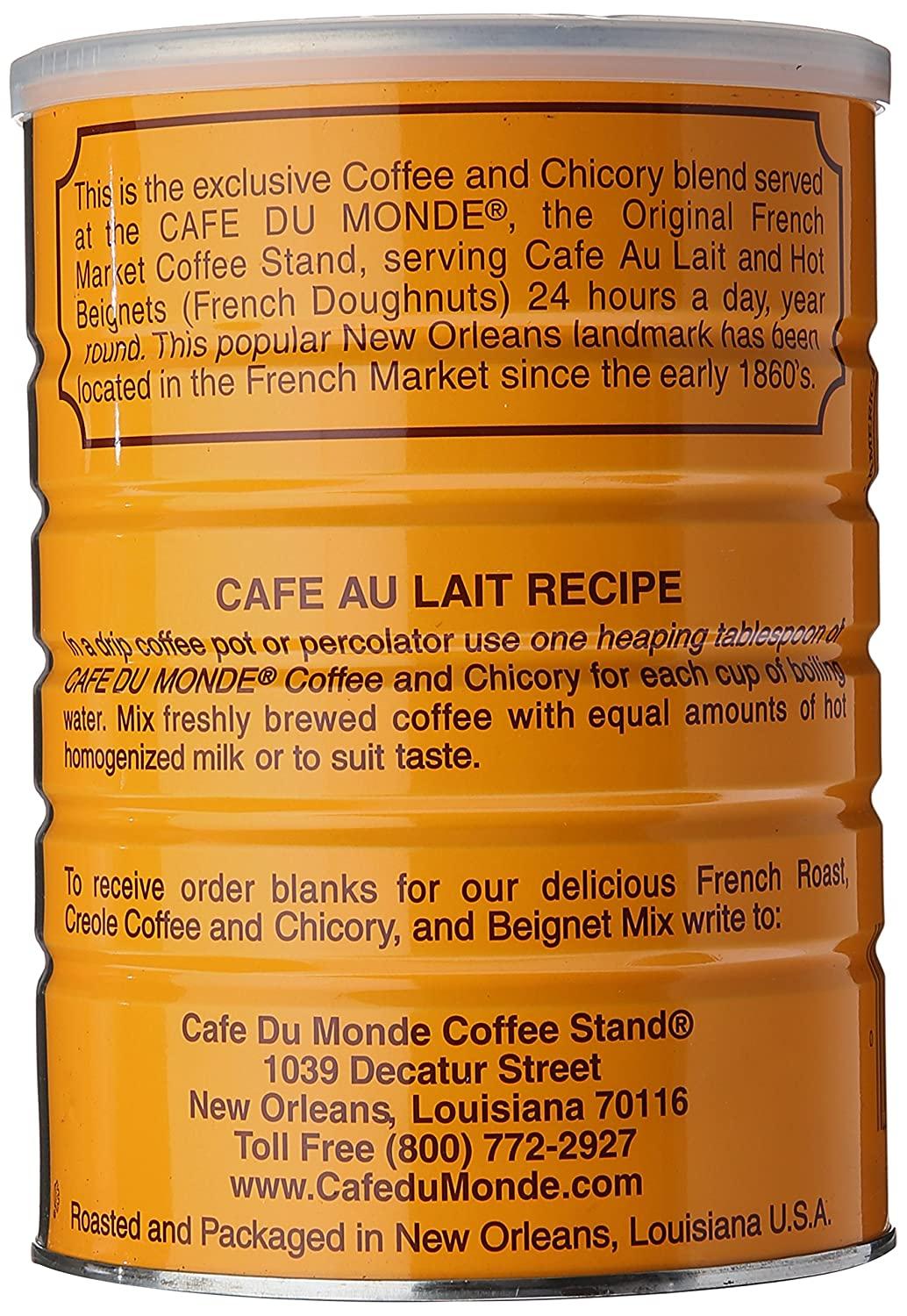 Cafe Du Monde Coffee Chicory 15 oz Ground Coffee Authentic New