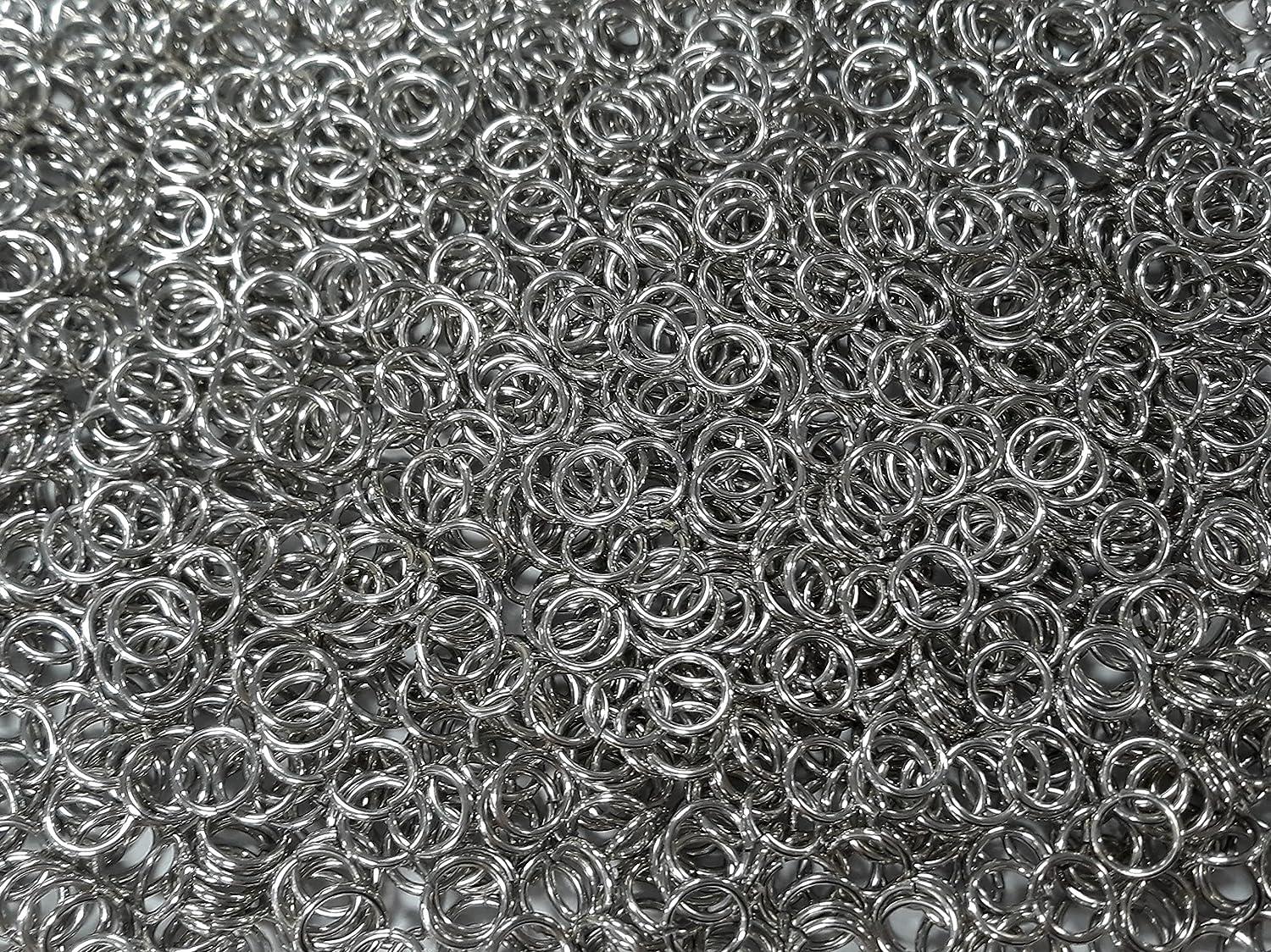 1 Pound Bright Aluminum Chainmail Jump Rings 16G 5/16 ID (3000+ Rings)  16SWG 5/16 ID