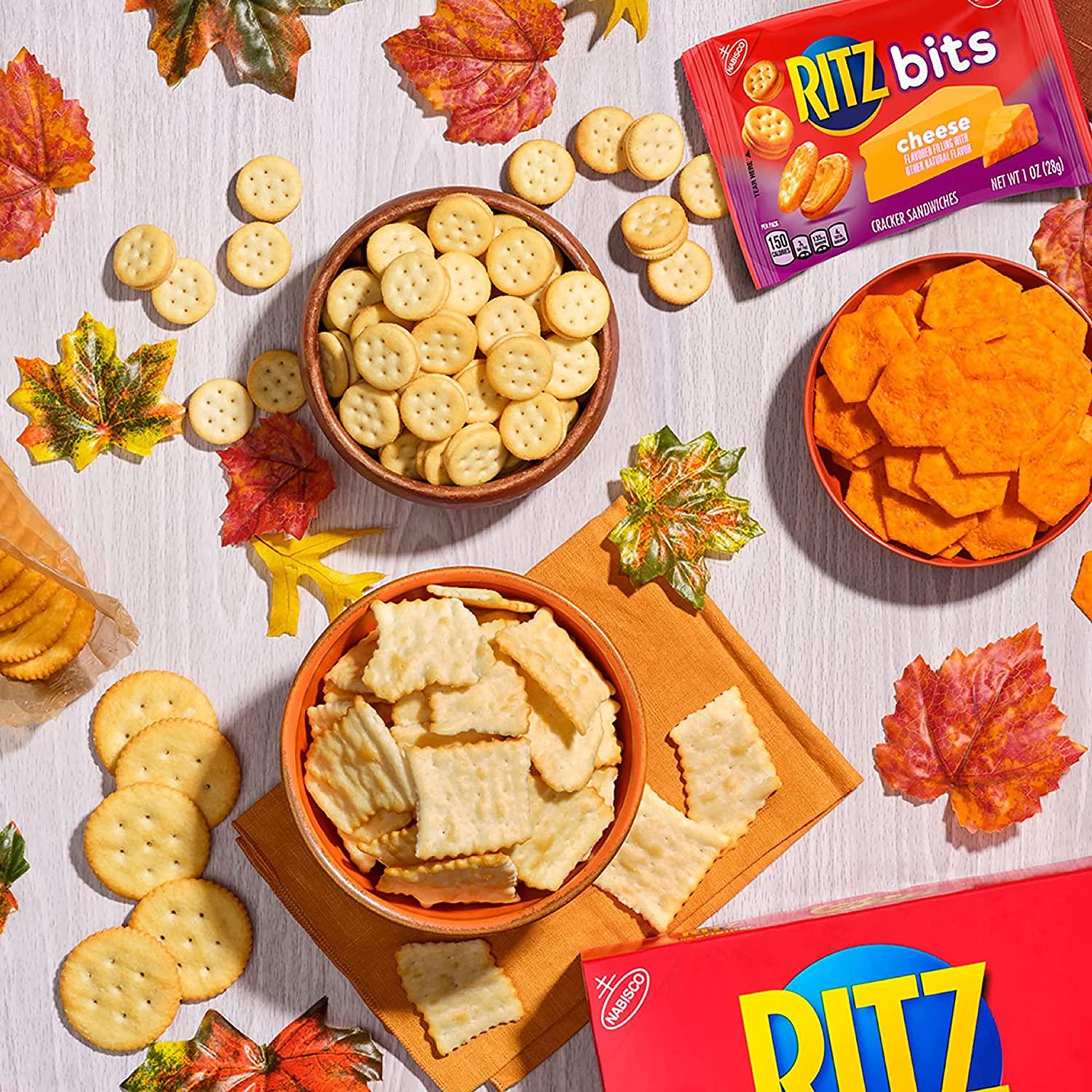 RITZ Cheese Sandwich Crackers 12 Packs of 1 oz Bits Buy Now