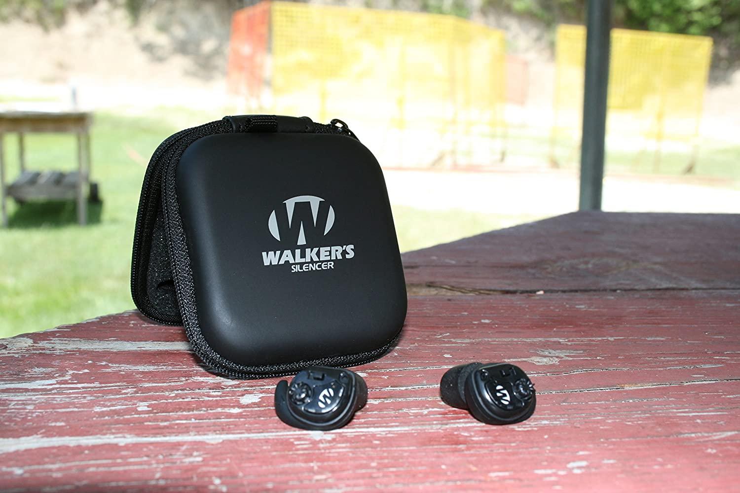WALKERS Silencer Wireless NRR25dB Electronic Sound Suppression Hearing Protection Earbuds for