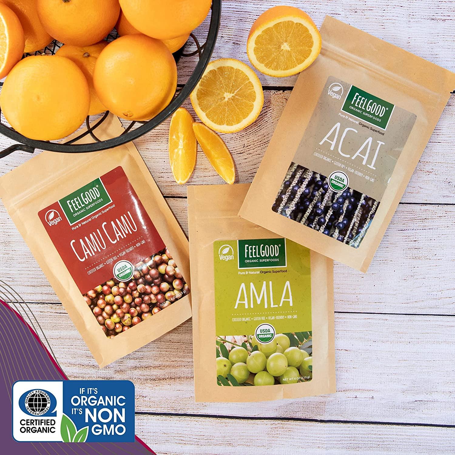 Pure Acai Berry Powder 4 Oz - Vegan Superfood Supplement From Brazil