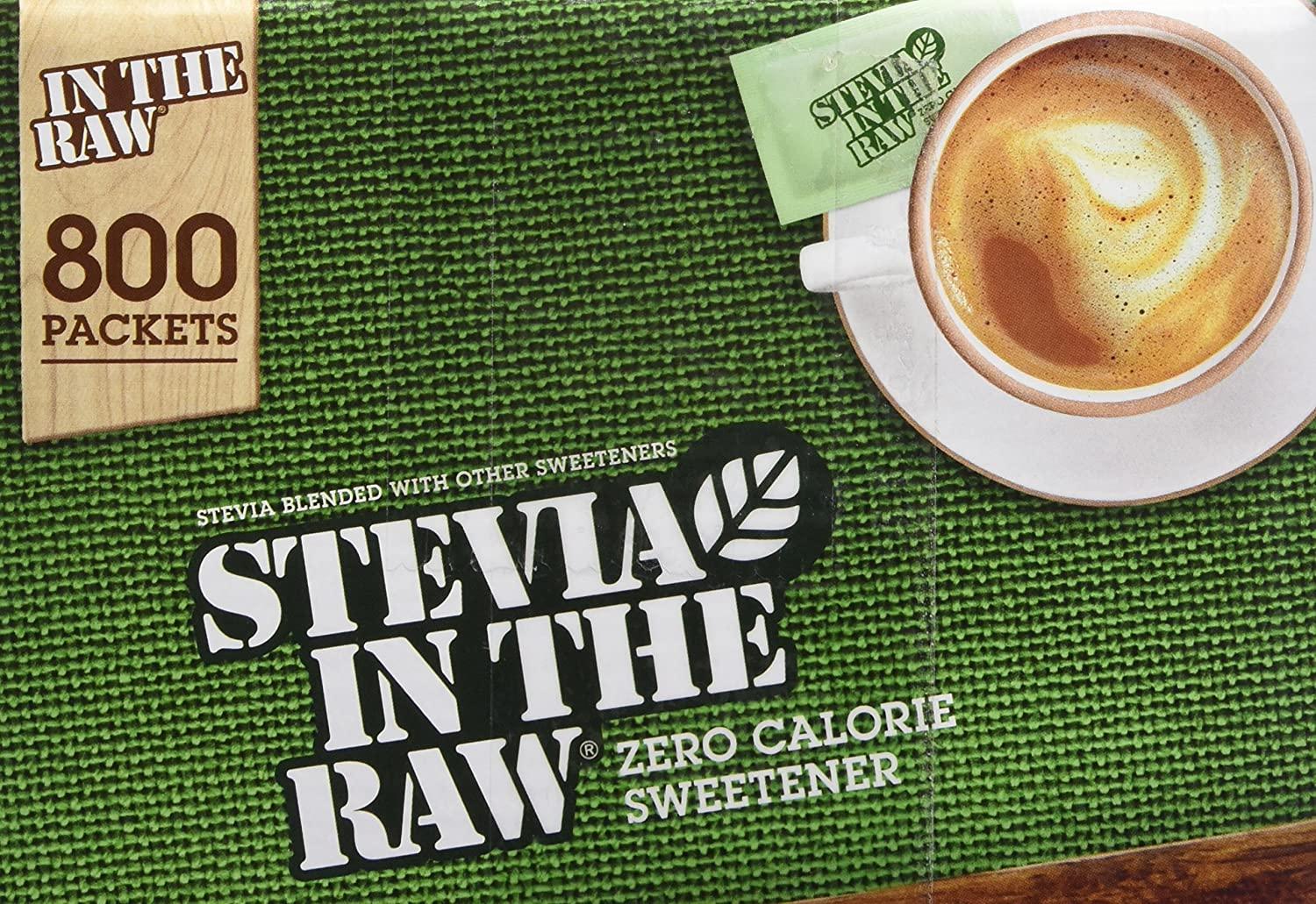 Stevia In The Raw ZeroCalorie Sweetener, 800 ct. 800 Count (Pack of 1)