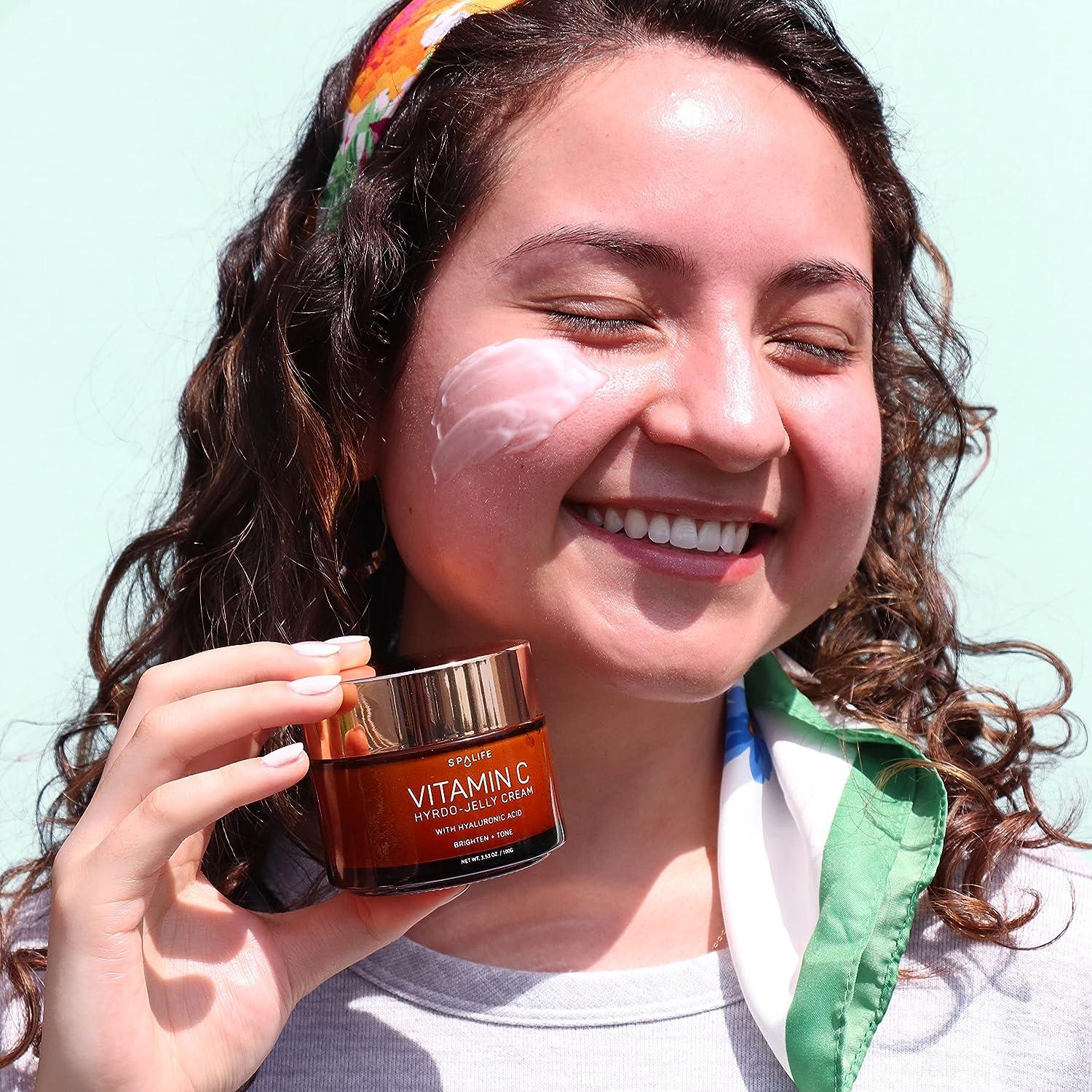 SpaLife Brightening + Tone Vitamin C HydroJelly Cream With Hyaluronic Acid