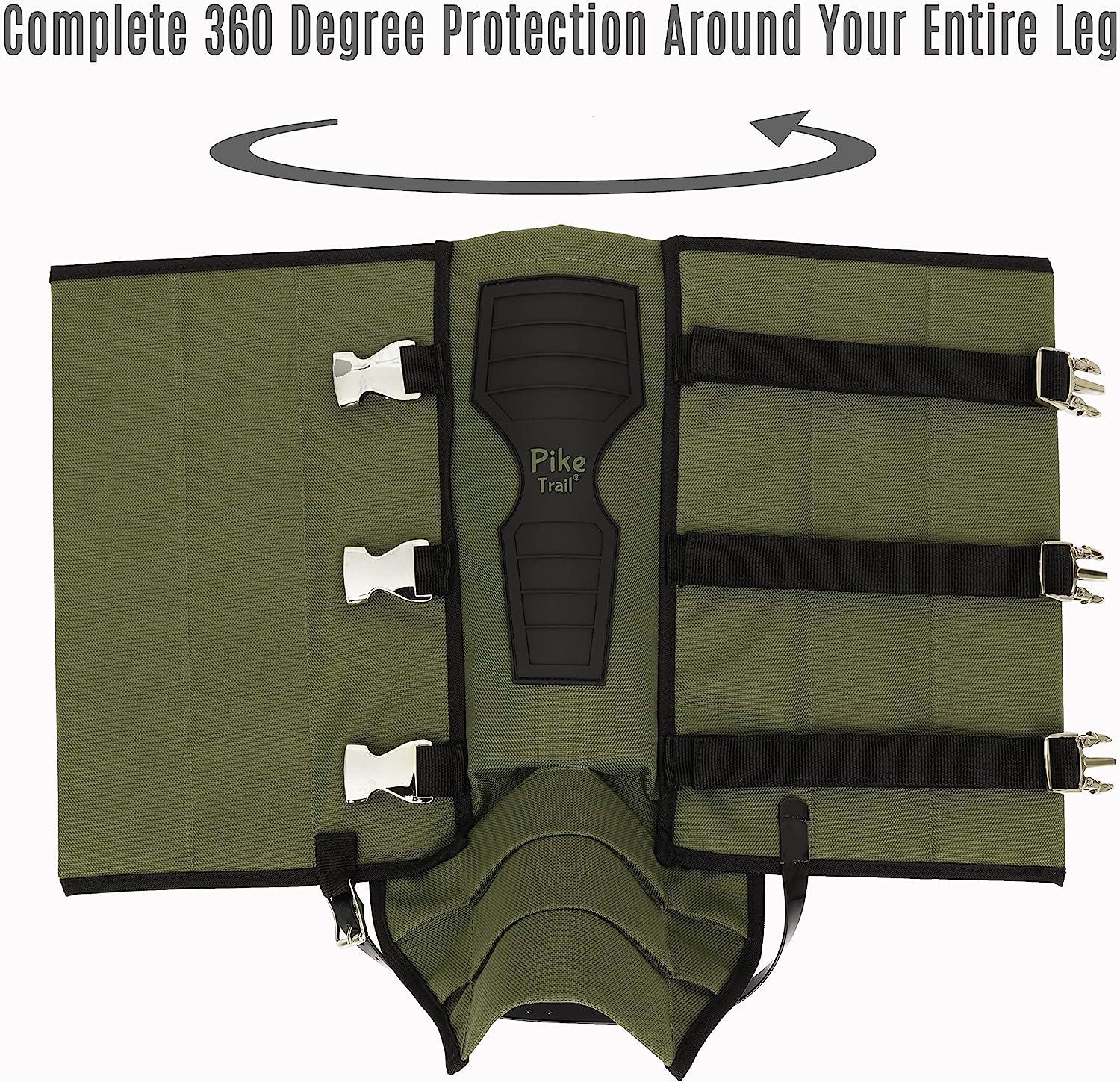 Pike Trail Snake Gaiters Leg Guards for Snake Bite Protection Olive Drab