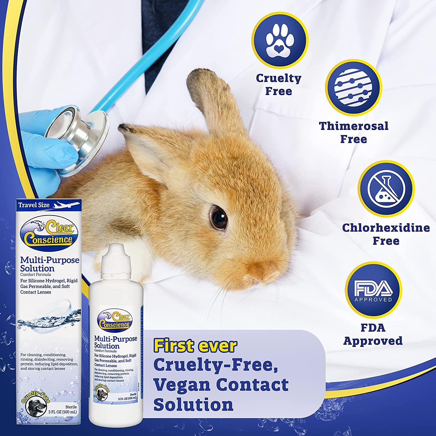 Clear Conscience MultiPurpose Contact Lenses Solution Travel Size