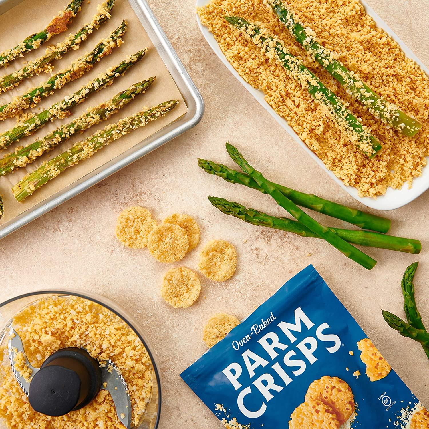 ParmCrisps Party Size Original Cheese Parm Crisps, Made Simply with 100