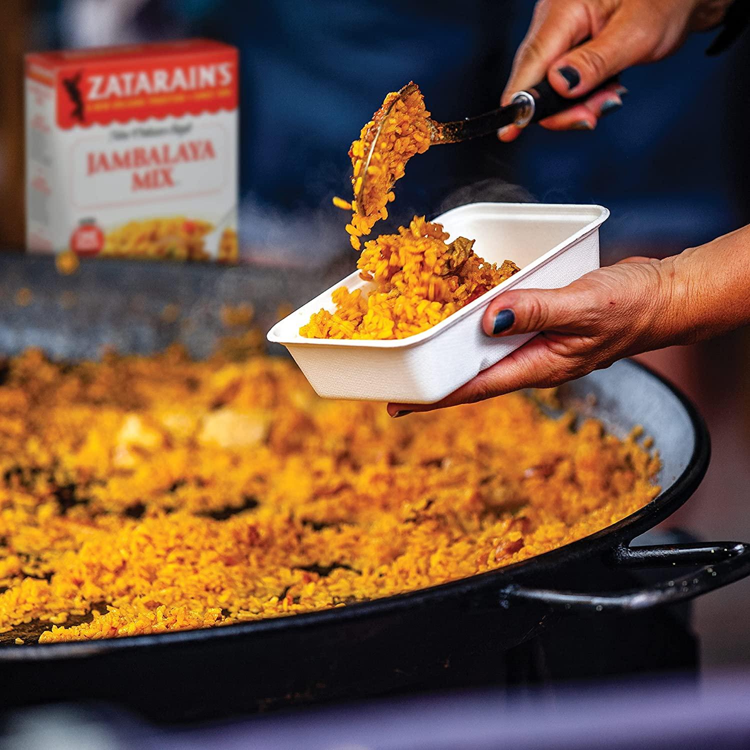 Zatarain's Jambalaya Mix 40 oz Authentic Cajun Rice Mix for Sausage