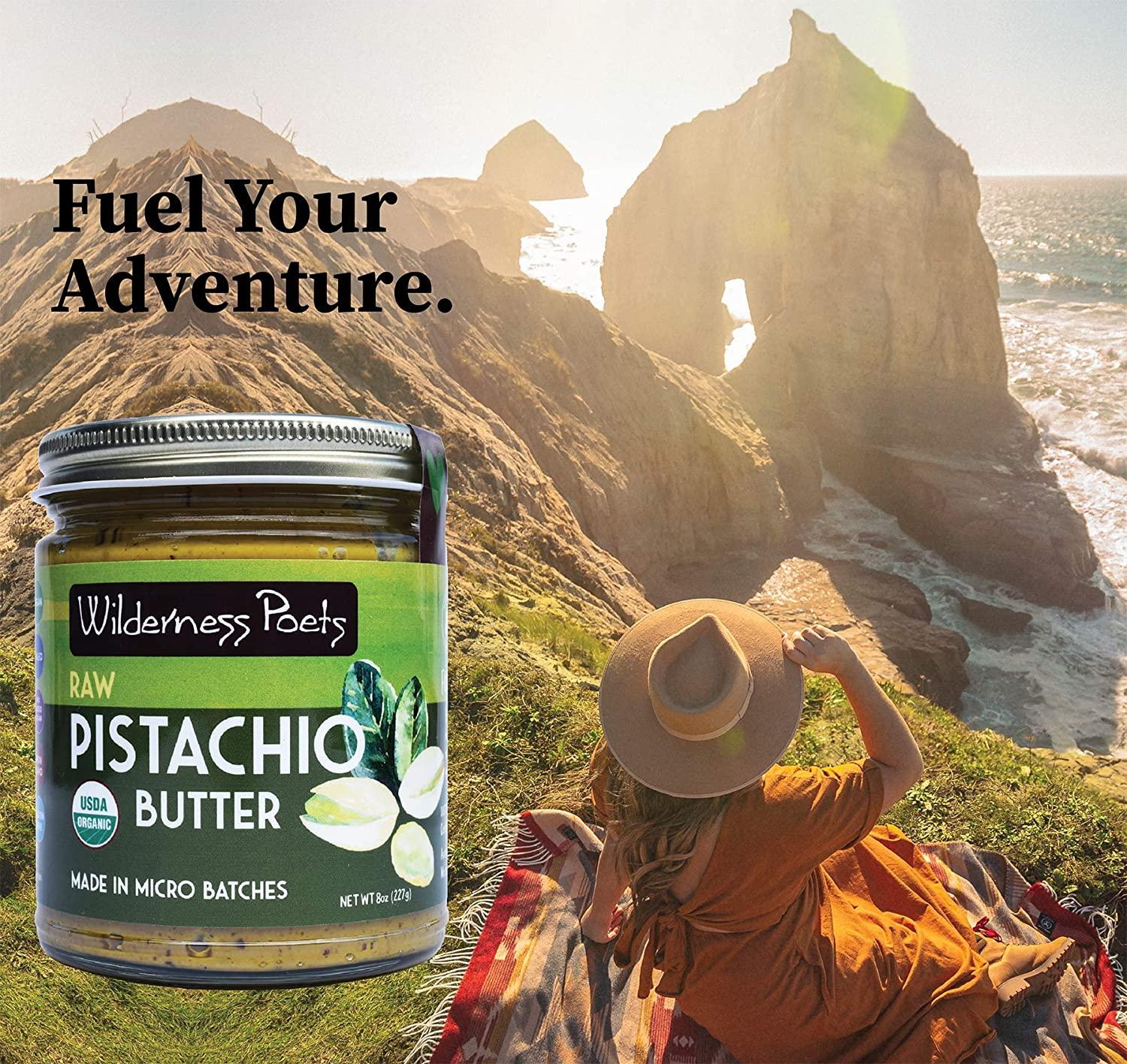 Wilderness Poets Organic Raw Pistachio Butter 8 oz (227 g)