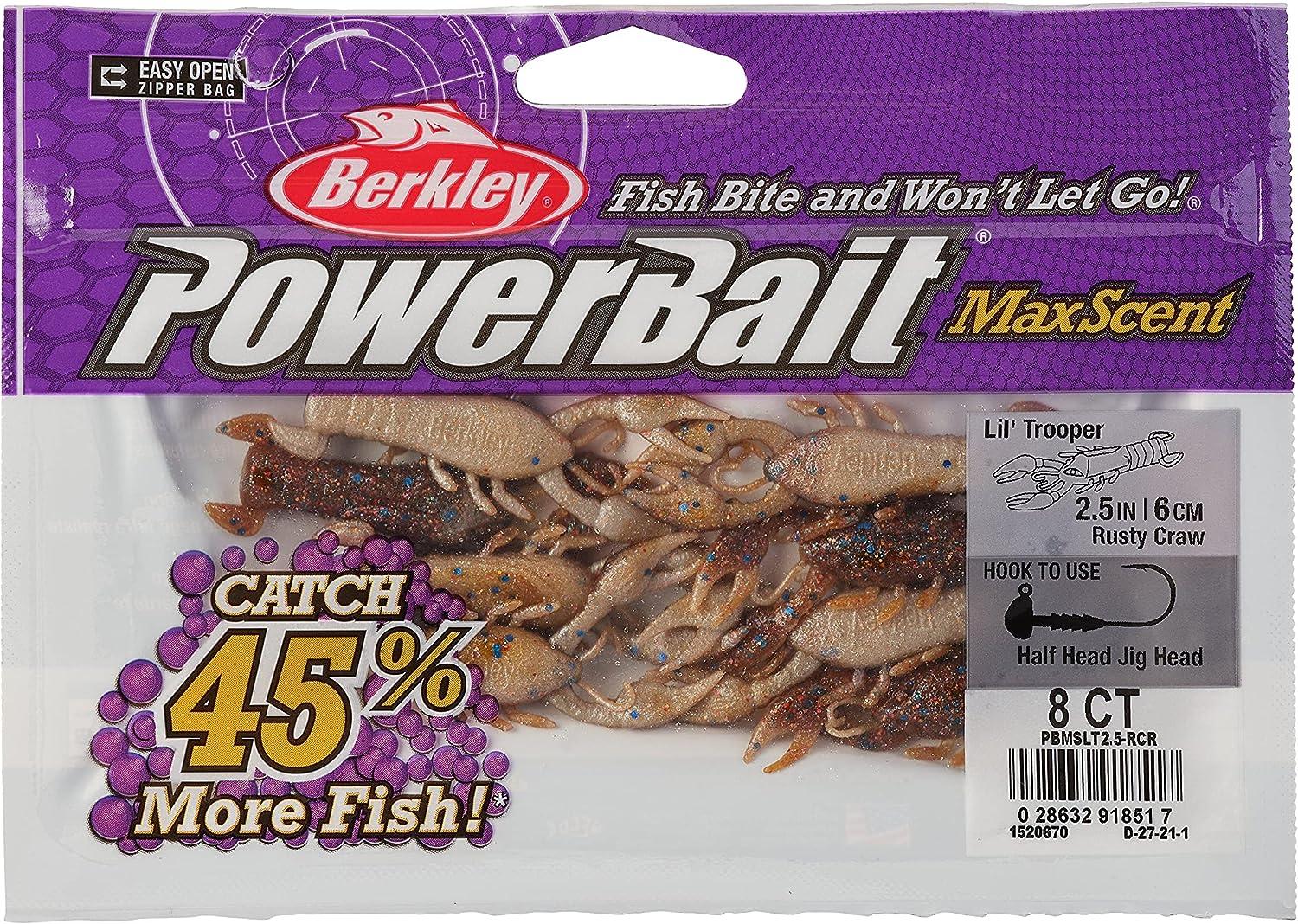 Berkley PowerBait MaxScent Fishing Soft Bait Powerbait Maxscent