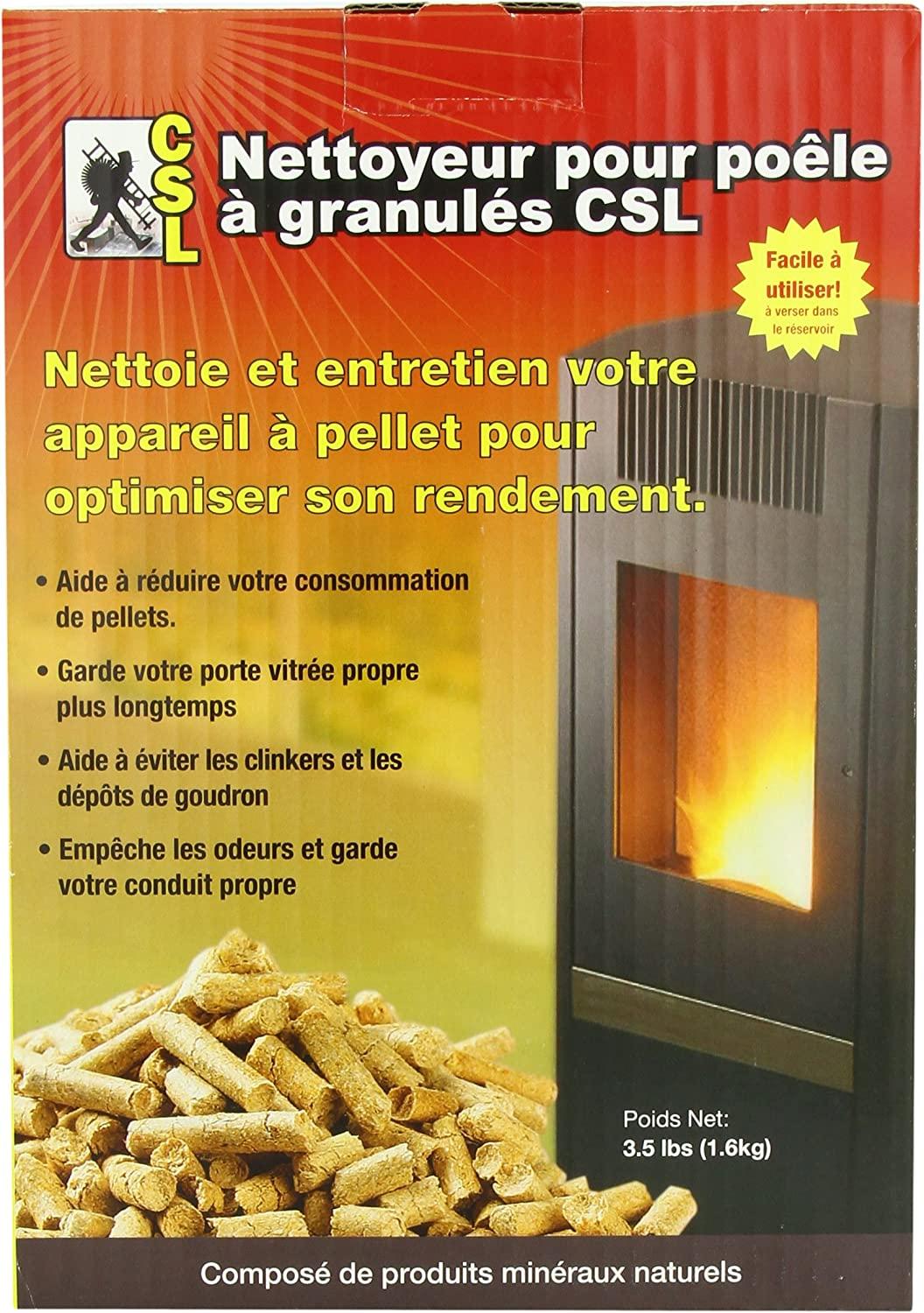 CSL Pellet Stove Cleaner 3.5 lbs Efficient and Powerful Solution for