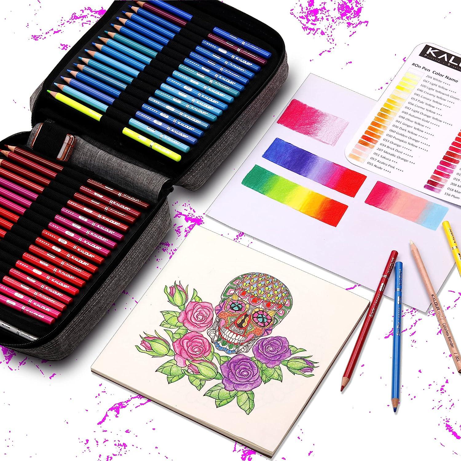 208 Pcs Art Set Kids Childrens Colouring Drawing Painting Arts & Crafts  Case UK