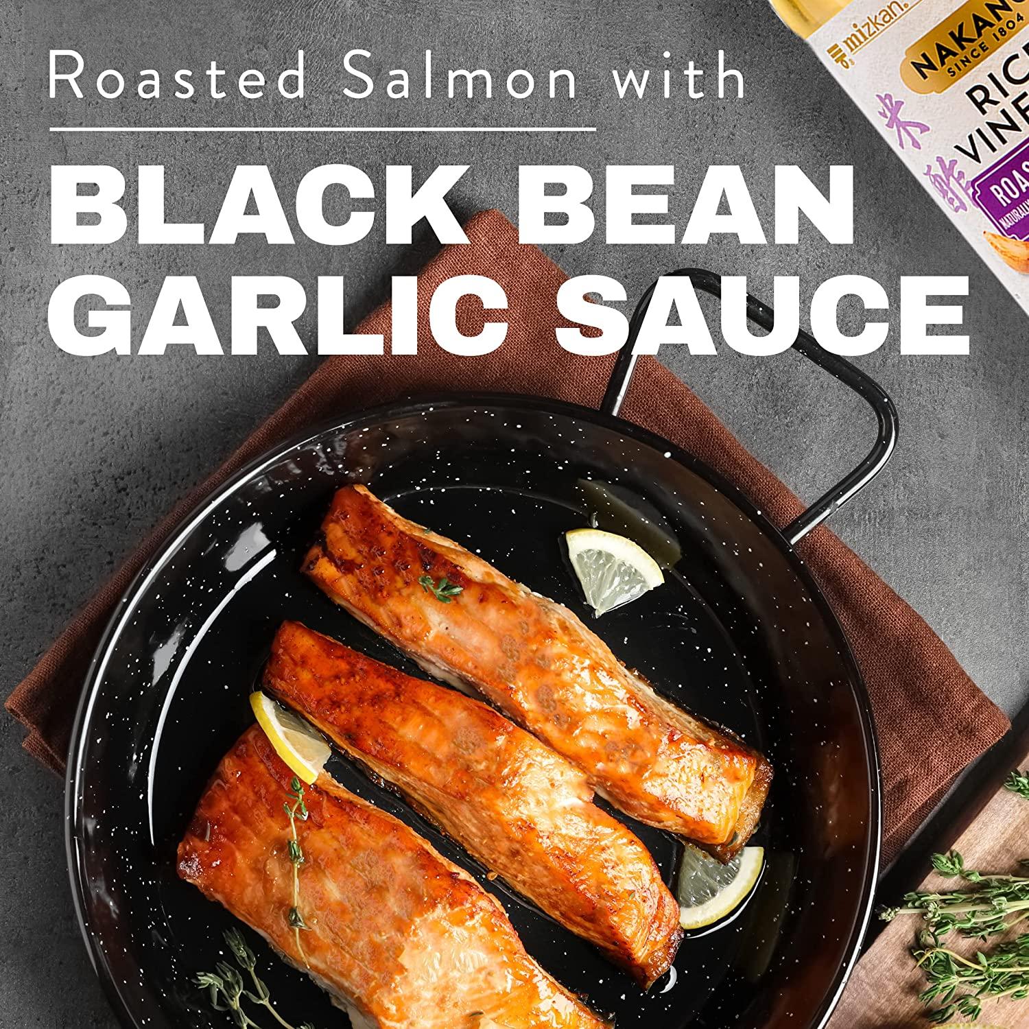 Nakano Roasted Garlic Seasoned Rice Vinegar 12 oz. Authentic Japanese