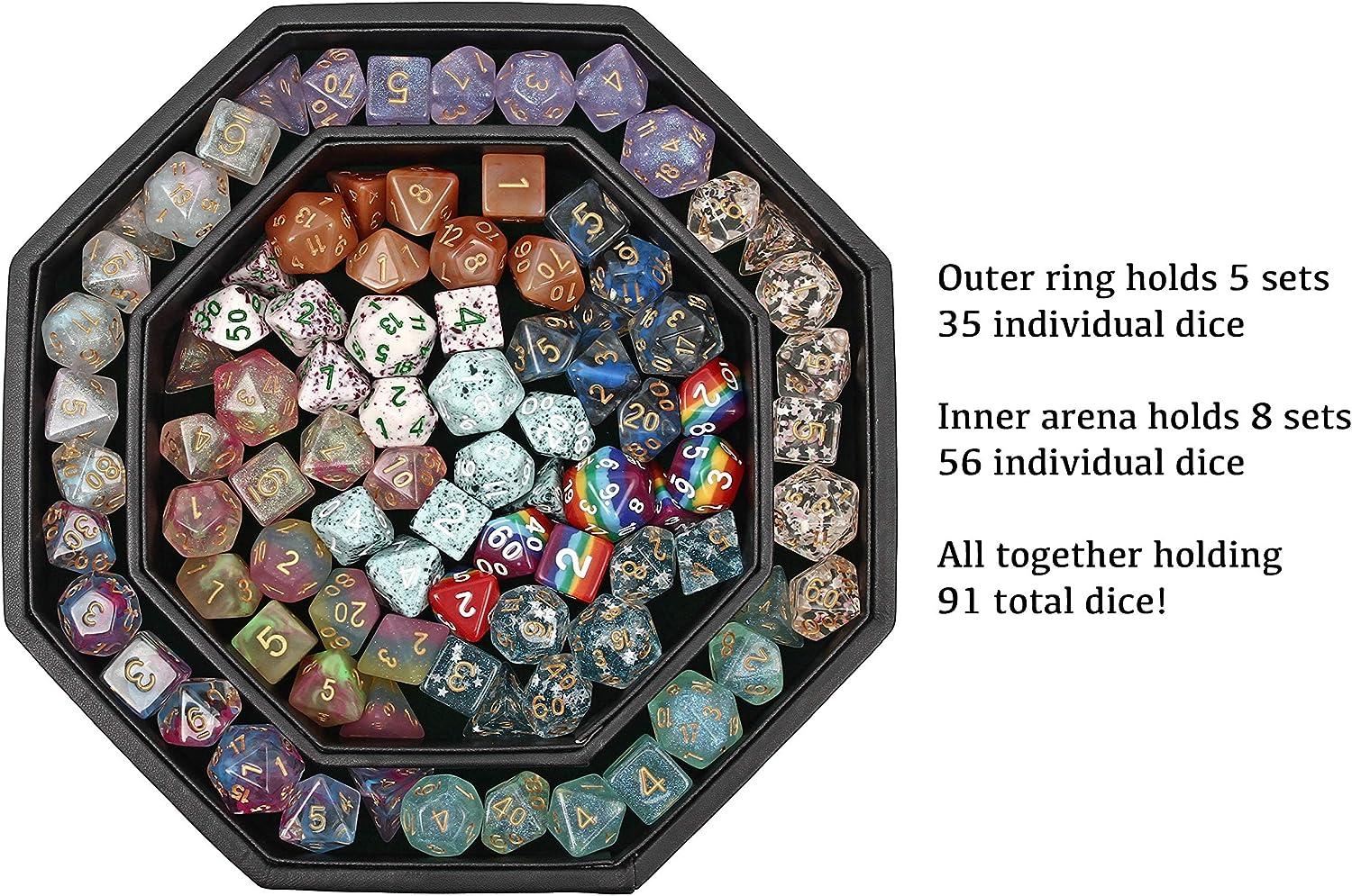 Dice Co. Dice Arena Rolling Tray and Storage Compatible with Any