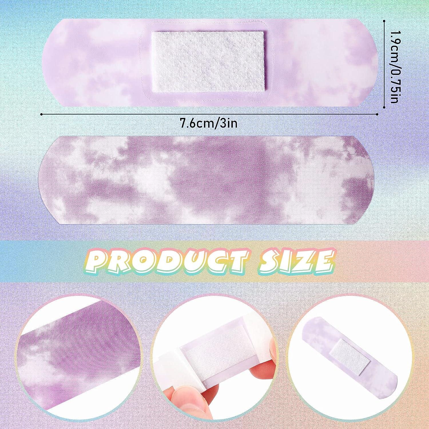 10 Styles Kids Bandages Tie Dye Bandages Colorful Adhesive Flexible